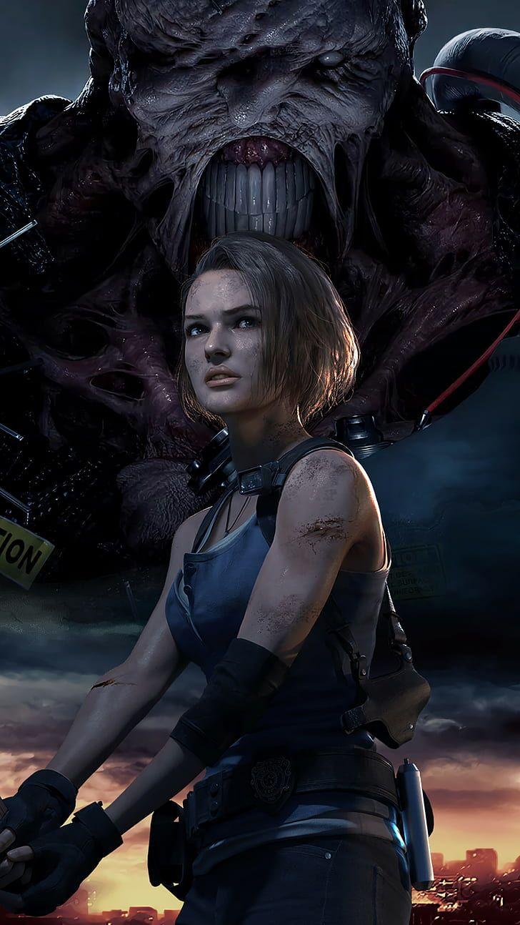 728x1294 Resident Evil 3 Remake Wallpaper