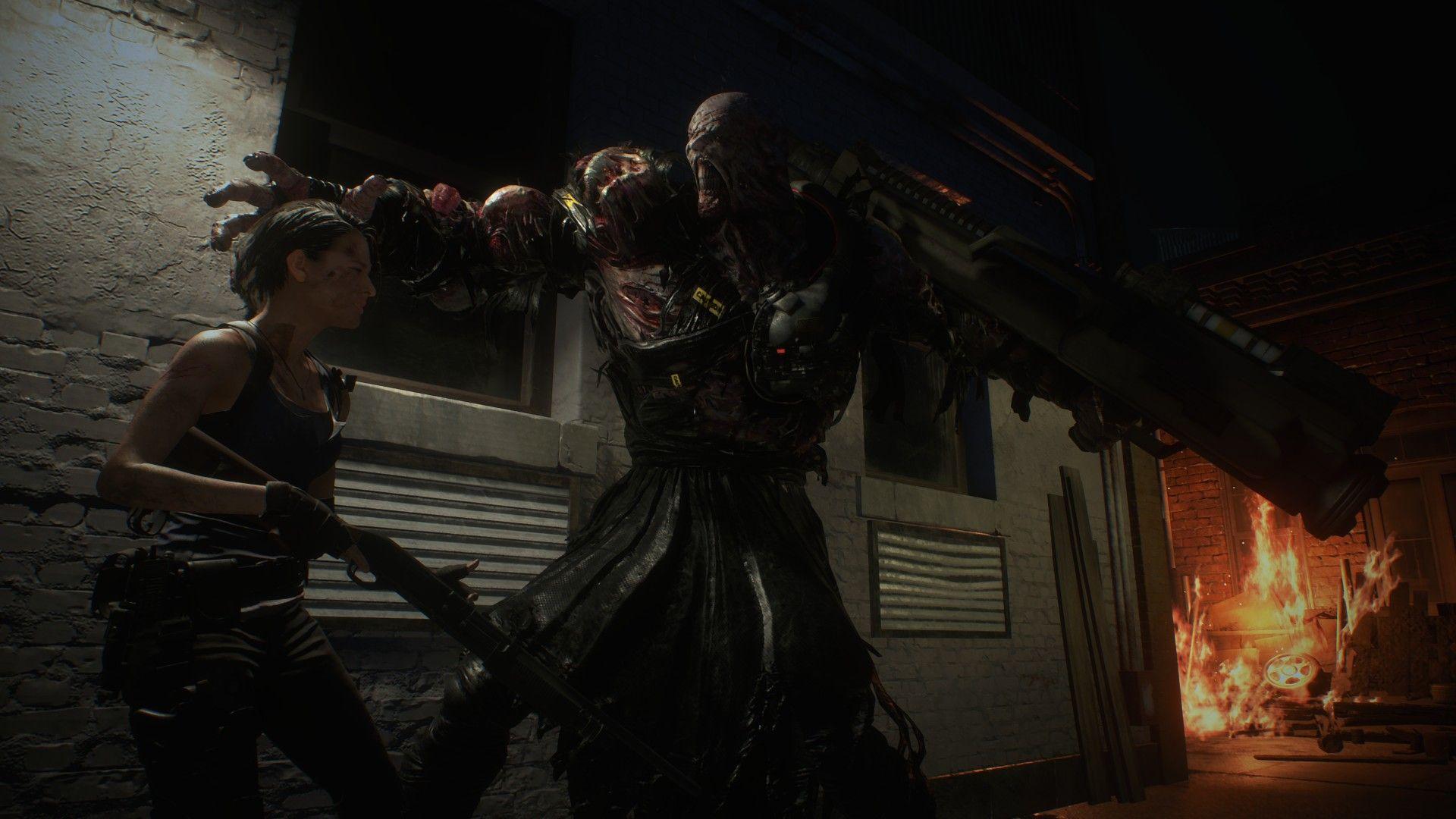 1920x1080 New Resident Evil 3 Showcases Nemesis's Monstrous Makeover