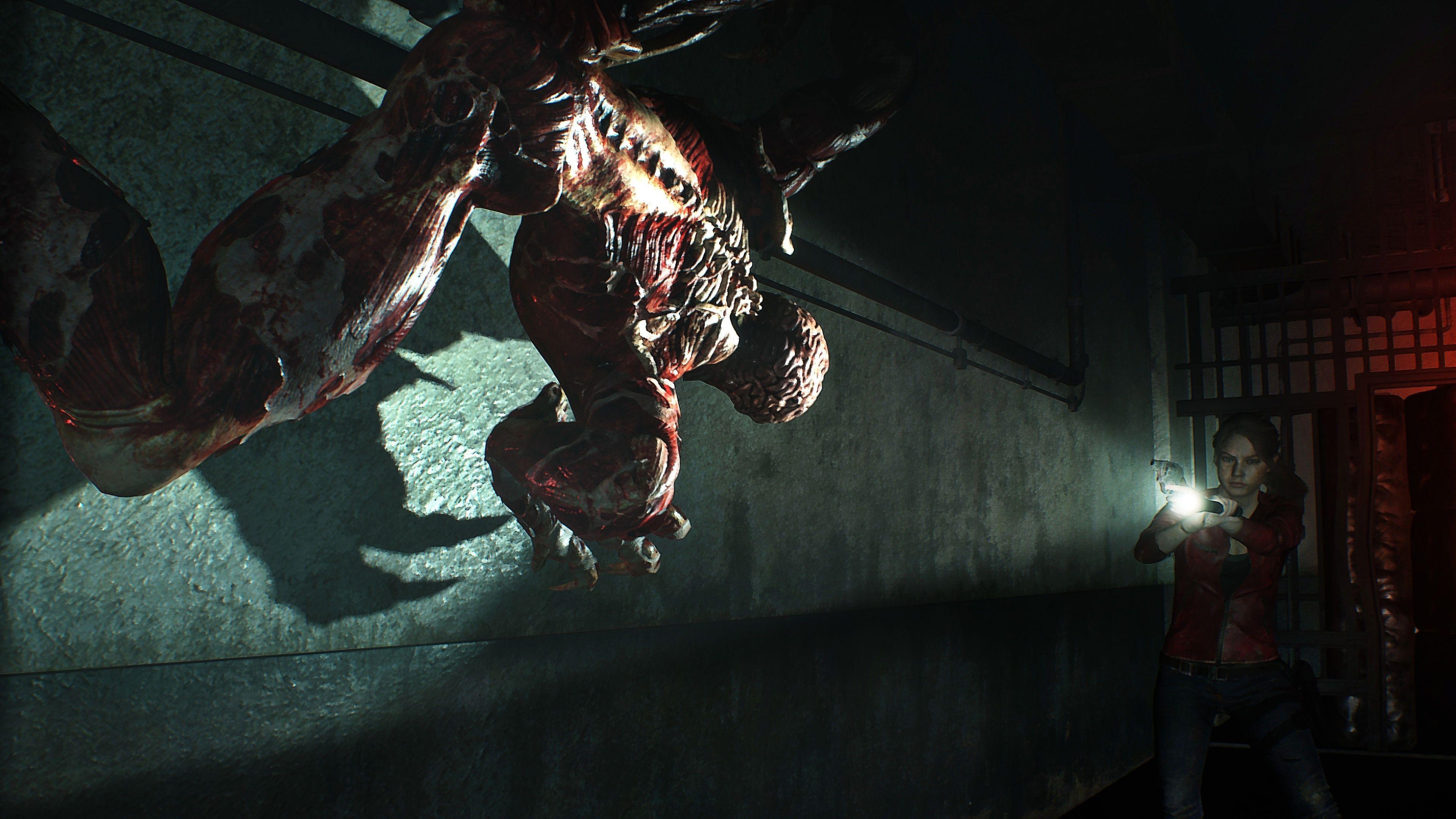 3840x2160 Hd High Resolution Wallpaper Claire Redfield Licker Zombie