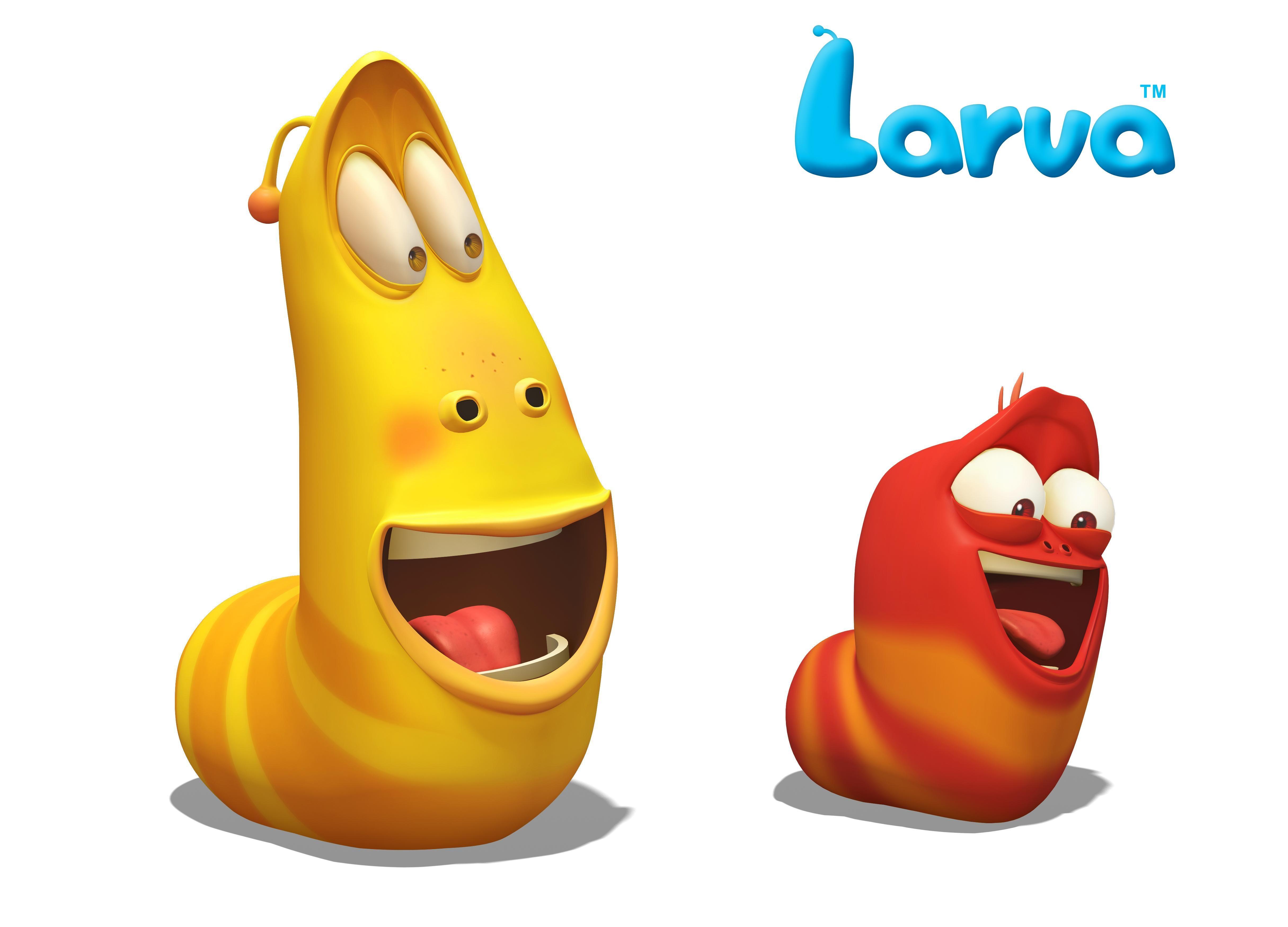 4861x3500 Larva Wallpaper Cartoon Wallpaper