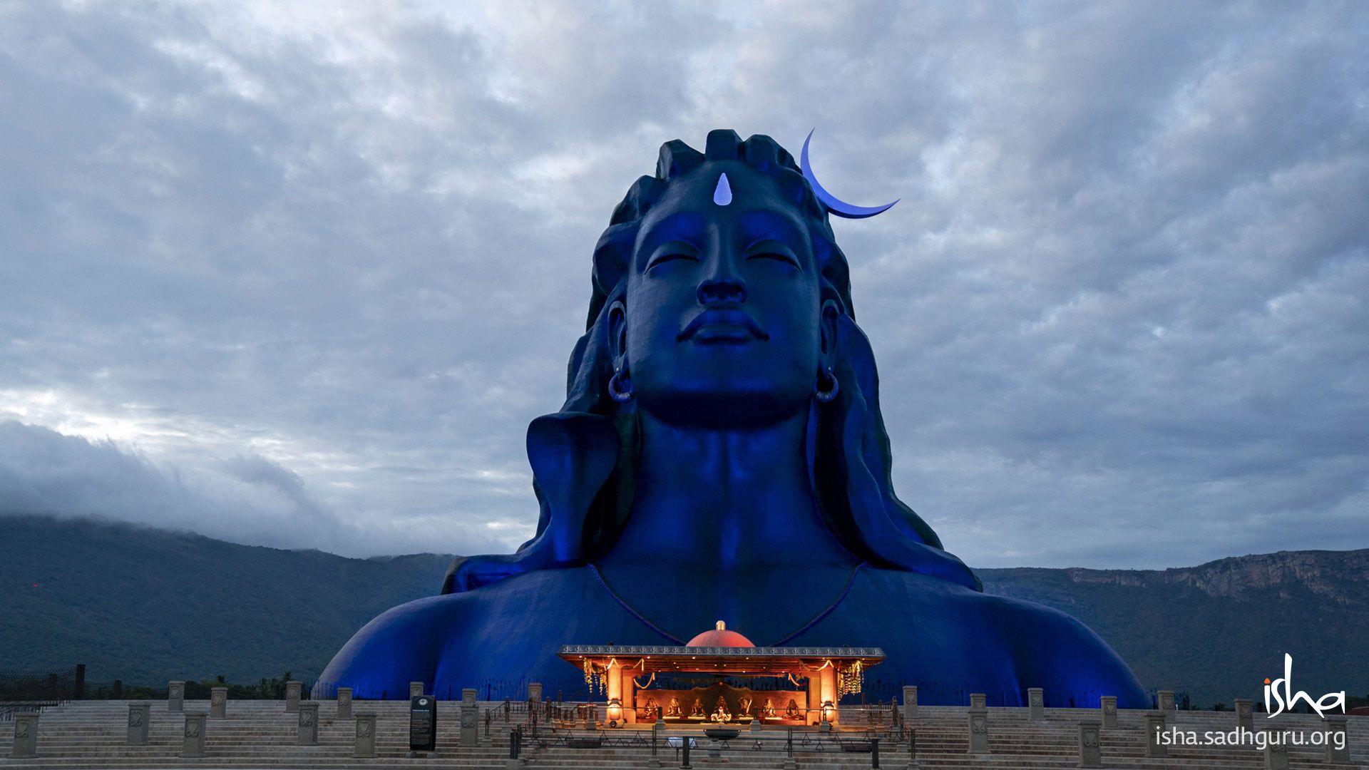 Wallpaper Adiyogi Statue At Night / Tower bridge, london, united