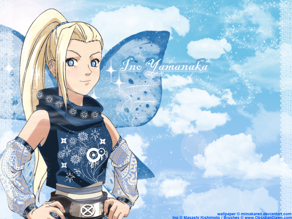 1024x768 Free download Ino butterfly Ino Yamanaka Wallpaper 31733753