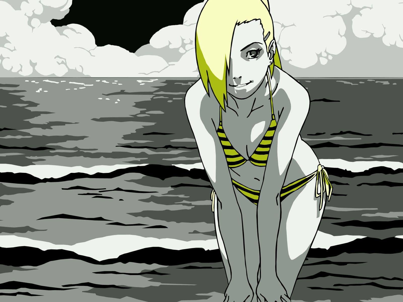 1600x1200 Ino Yamanaka At The Beach Shippuden Ending Download