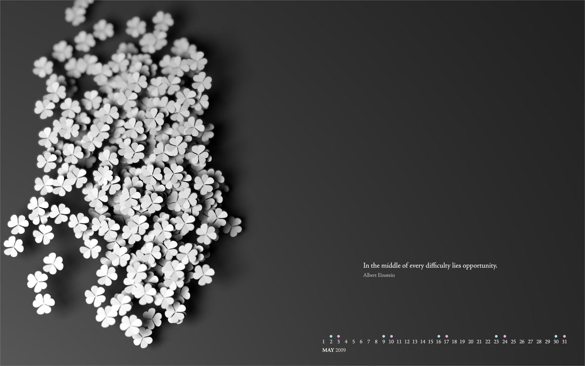 1920x1200 Desktop Calendar Wallpaper: May 2009