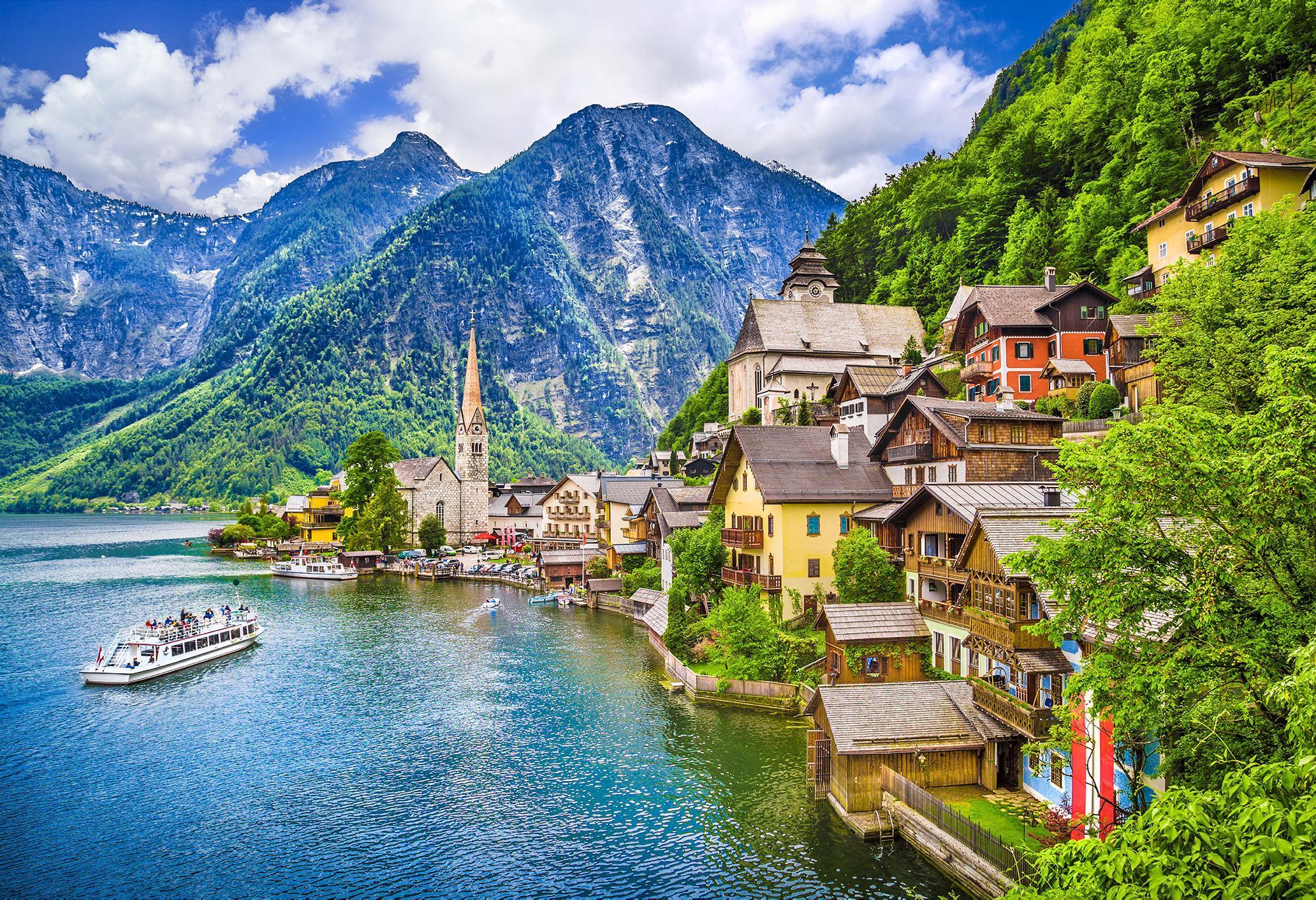 2000x1369 Hallstatt Austria Wallpaper