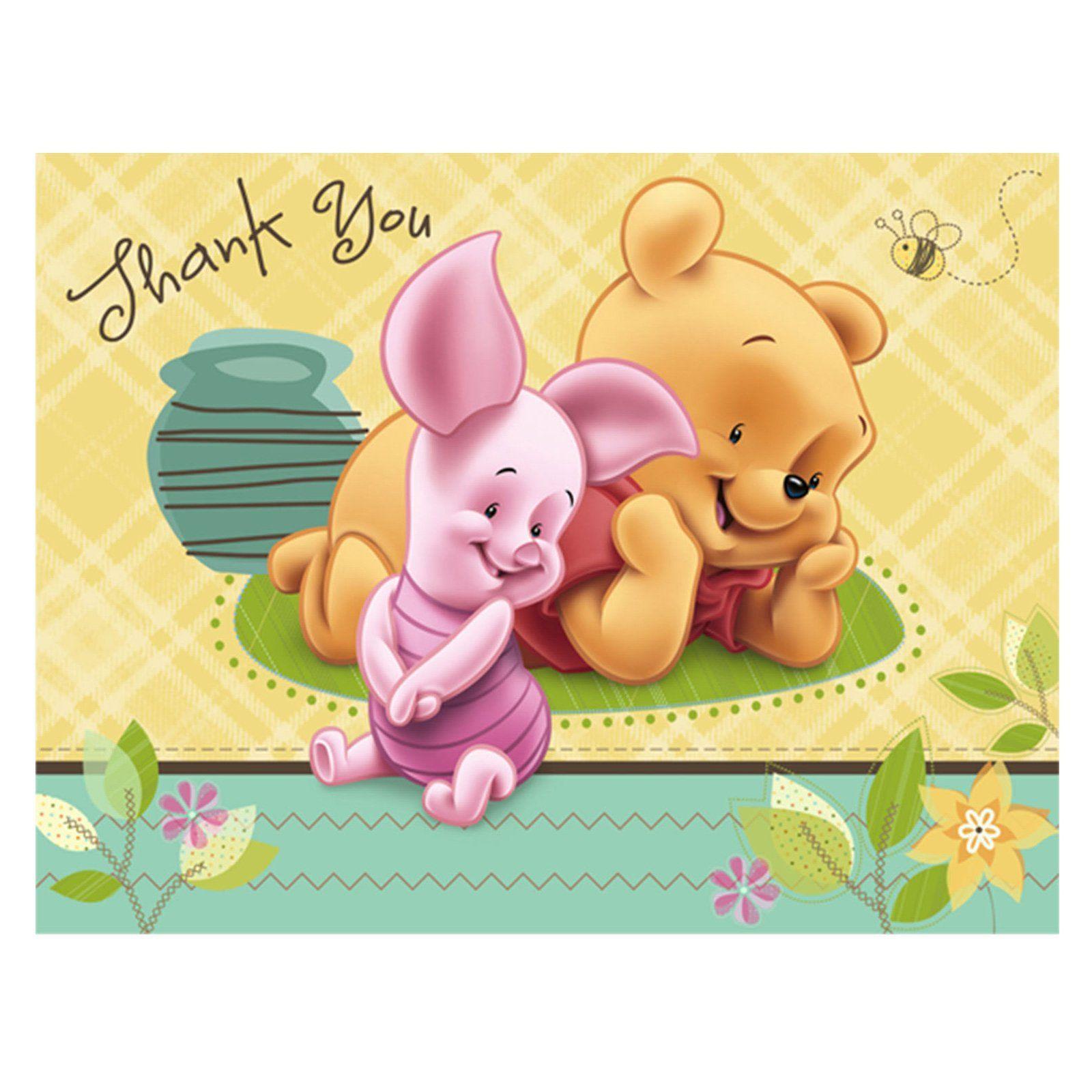 1600x1600 Baby Winnie The Pooh Thank You Wallpaper