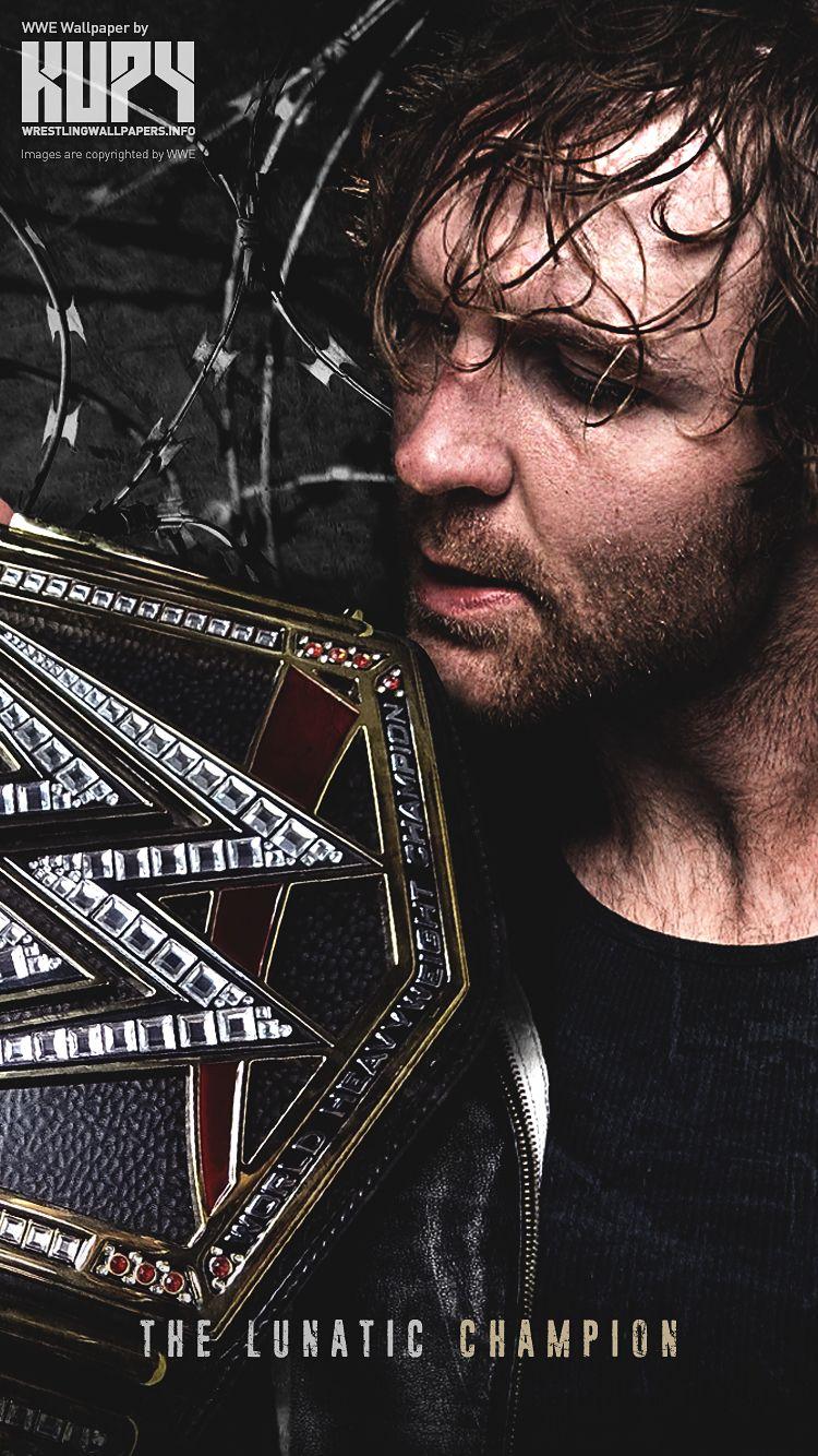 750x1334 wwe wallpaper mobile dean ambrose champion wallpaper mobile