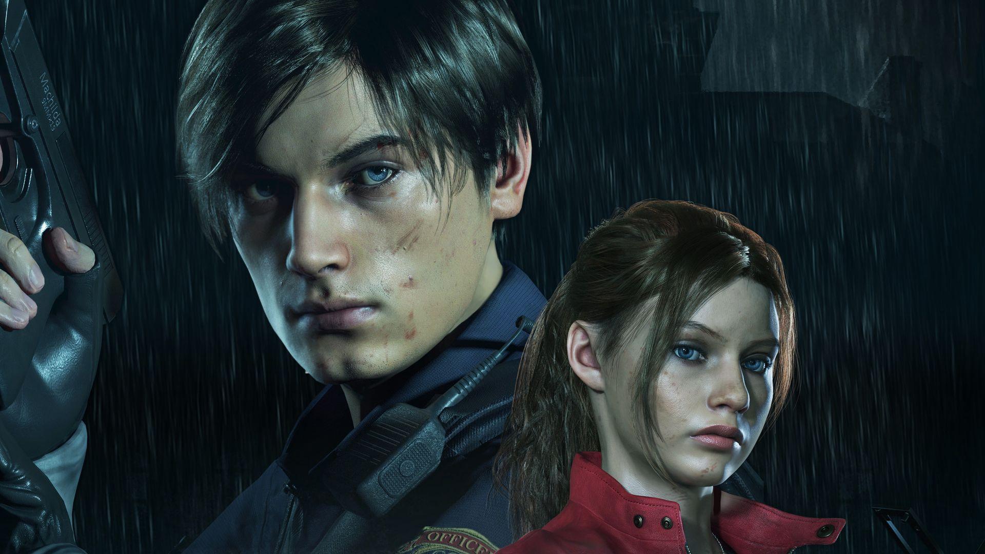 1920x1080 Leon And Claire In Resident Evil Resident Evil 2 Remake
