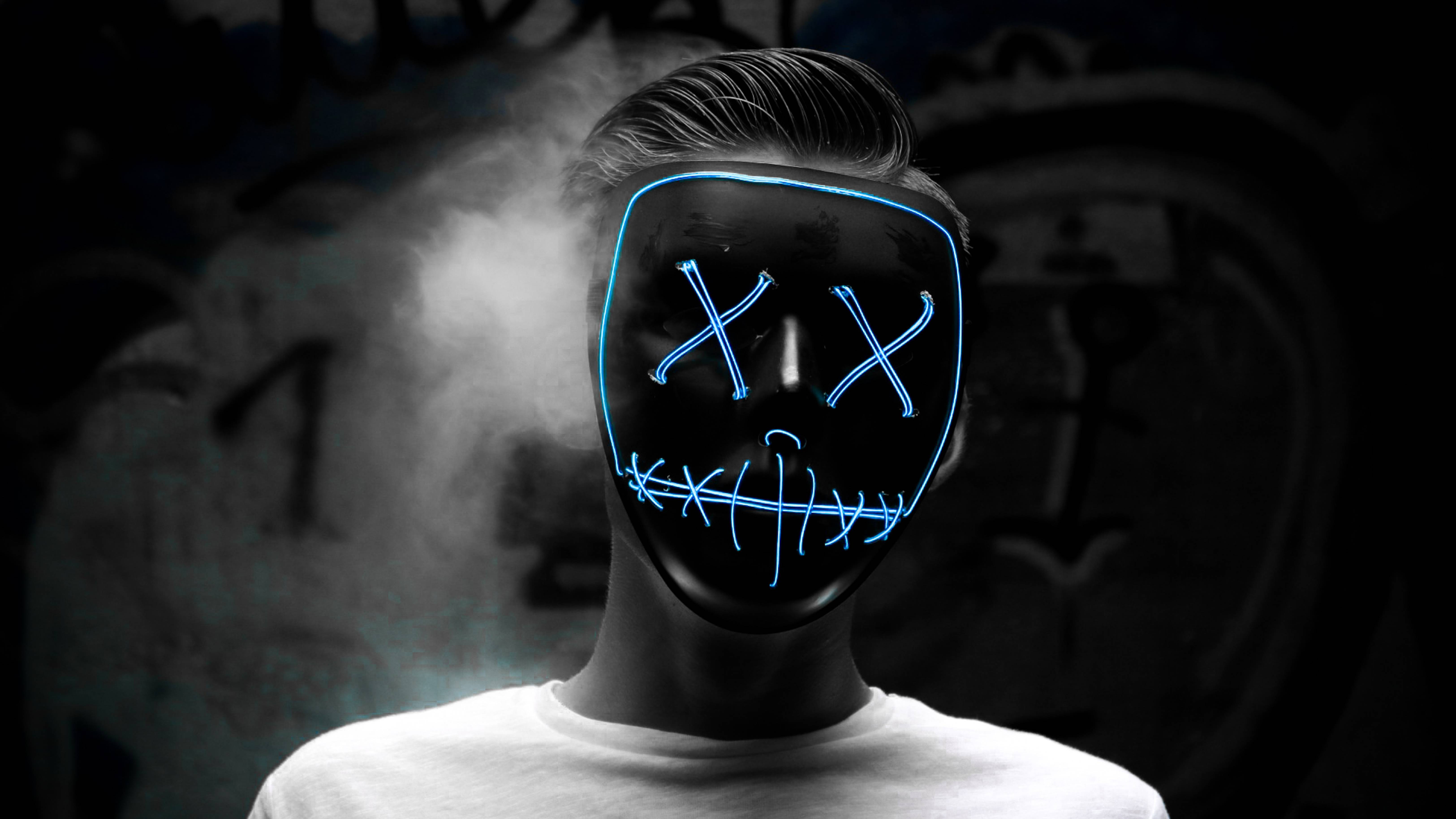 🔥 Anonymous Mask Man Amoled Black Wallpaper HD (4) Free Download