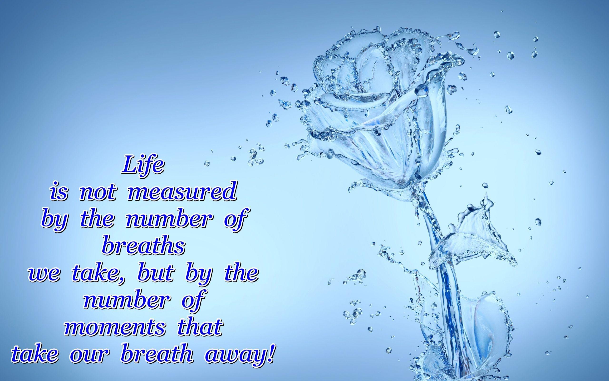 2560x1600 Save Water Wallpaper