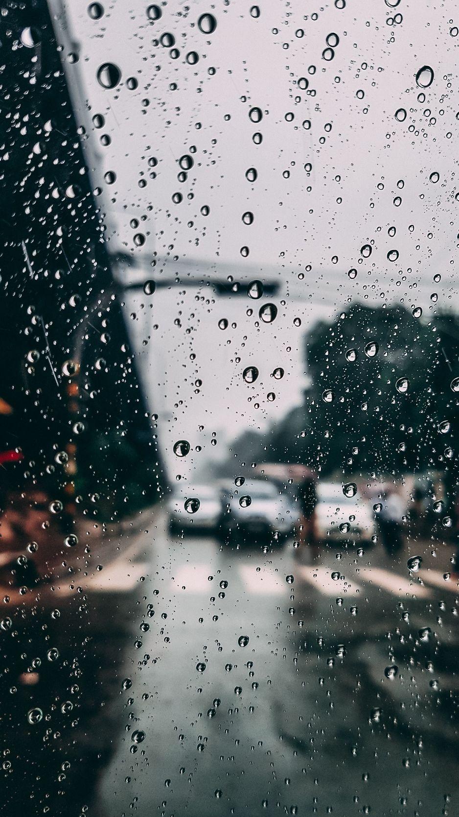 938x1668 Wallpaper Glass, Drops, Rain, Moisture, Blur, City Rain