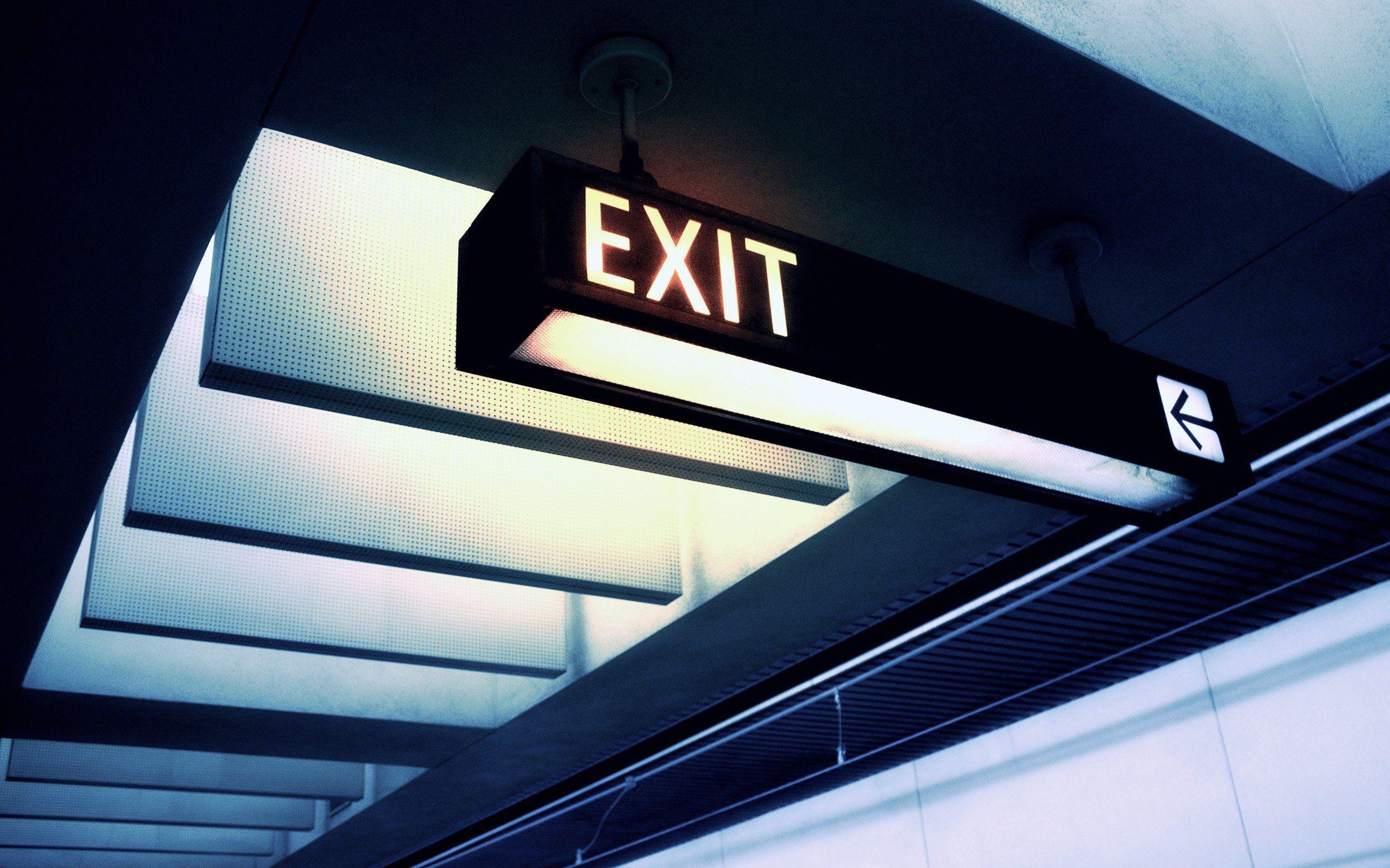 2560x1600 Exit Wallpaper