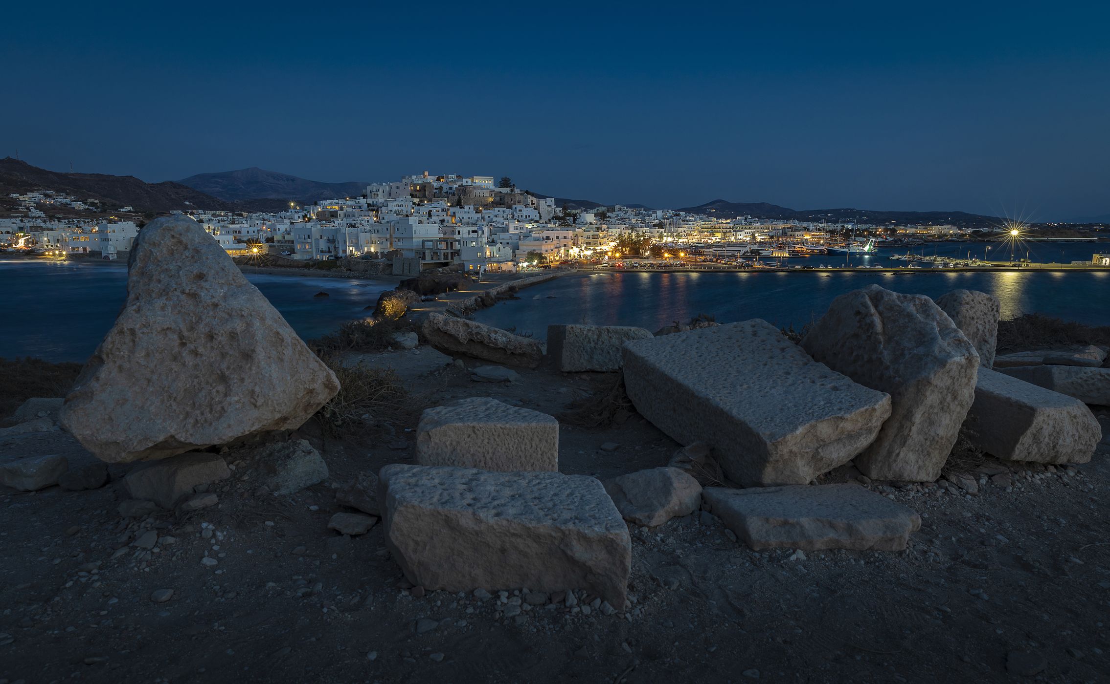 2269x1400 Naxos Greece Pier, Greece