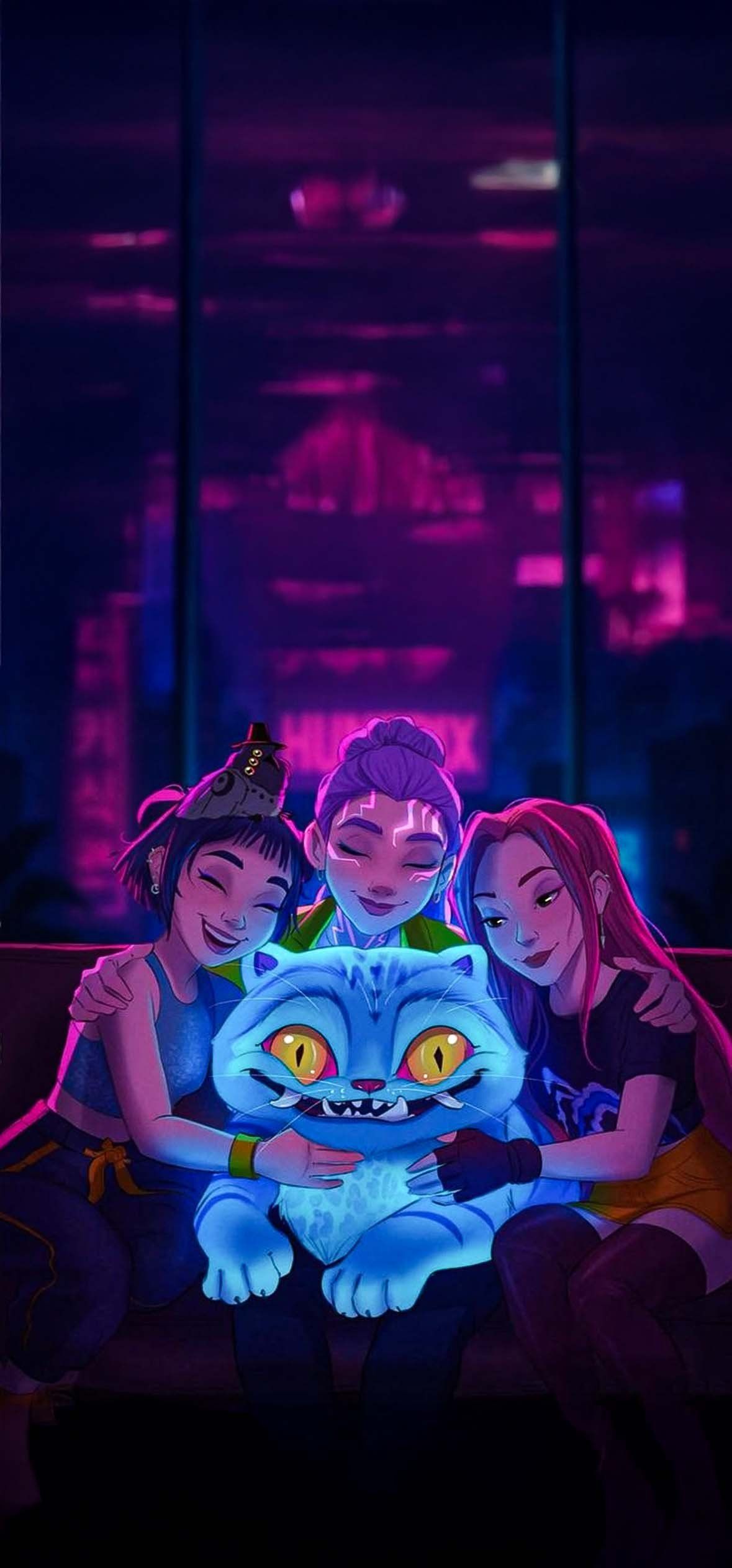 1179x2526 Kpop Demon Hunters Wallpaper 4k iPhone
