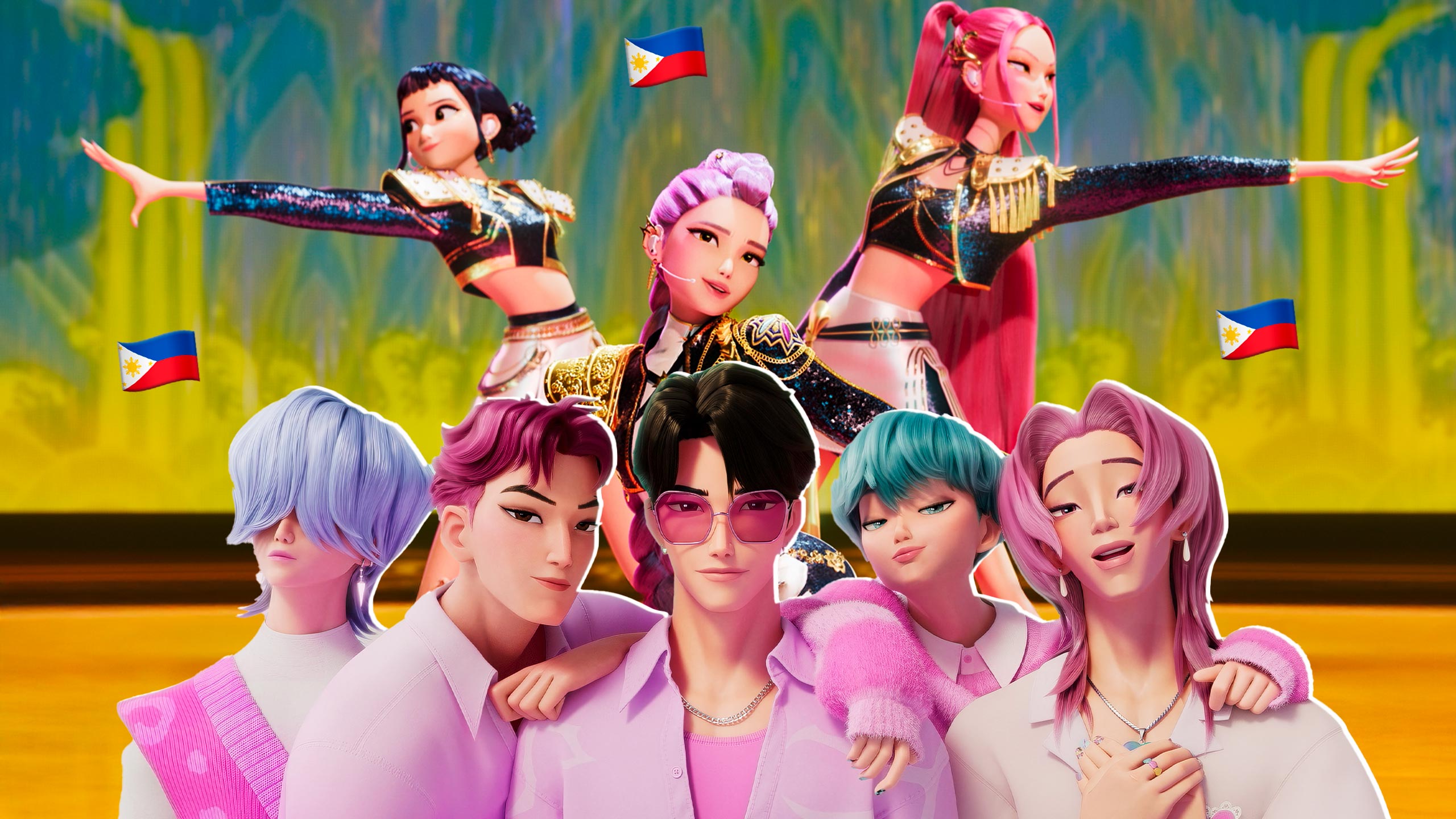 2560x1440 KPop Demon Hunters Wallpaper