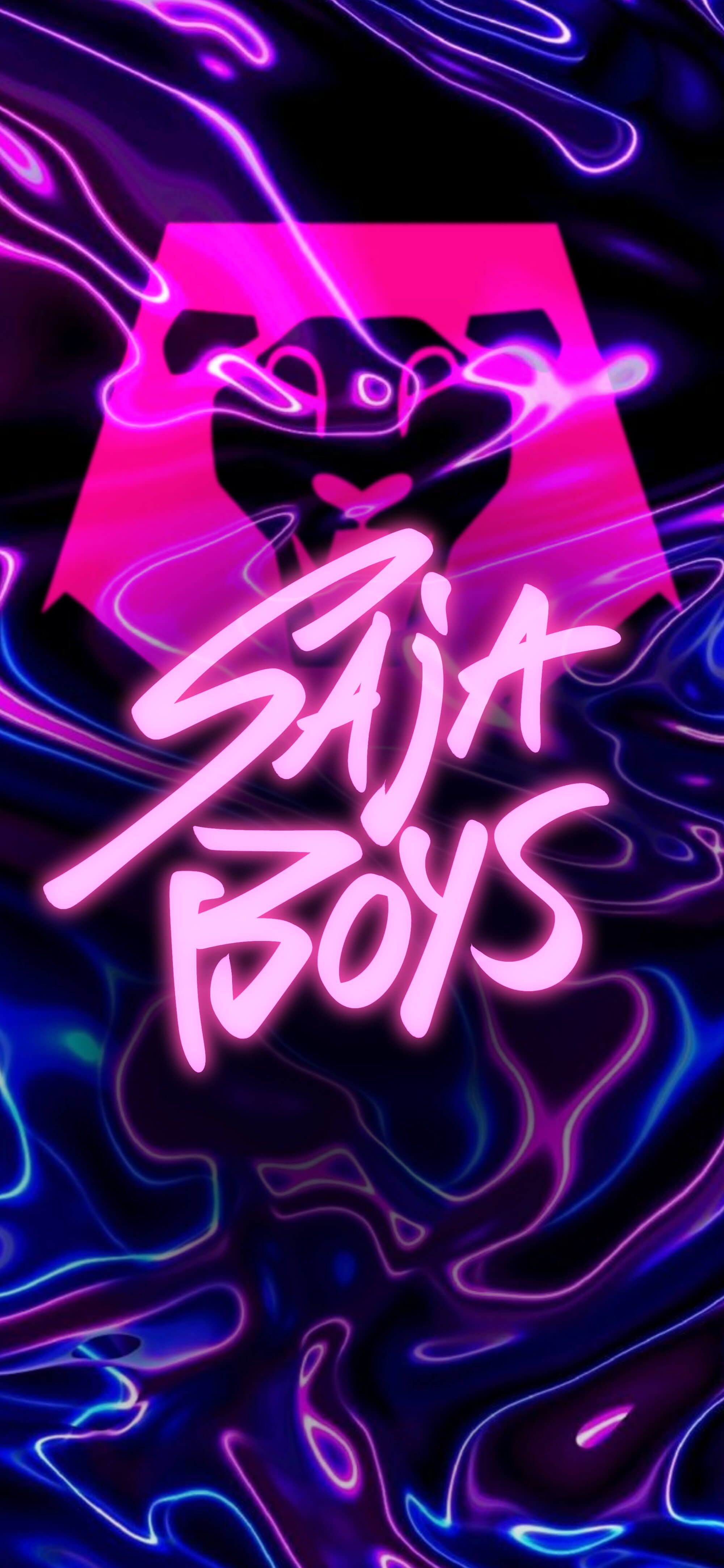 2000x4329 Kpop Demon Hunters Dark Saja Boys Logo Wallpaper iPhone HD