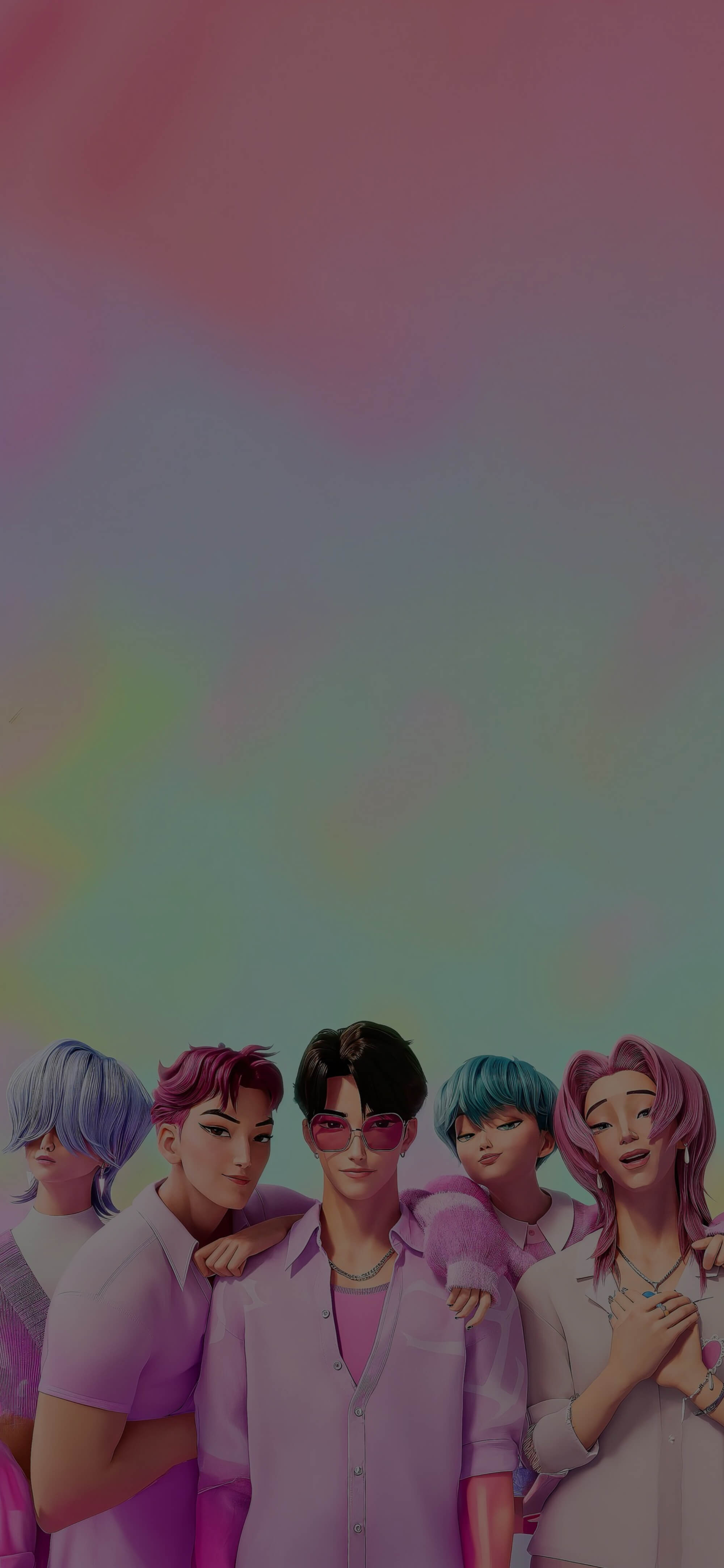 2000x4329 Kpop Demon Hunters Saja Boys Wallpaper