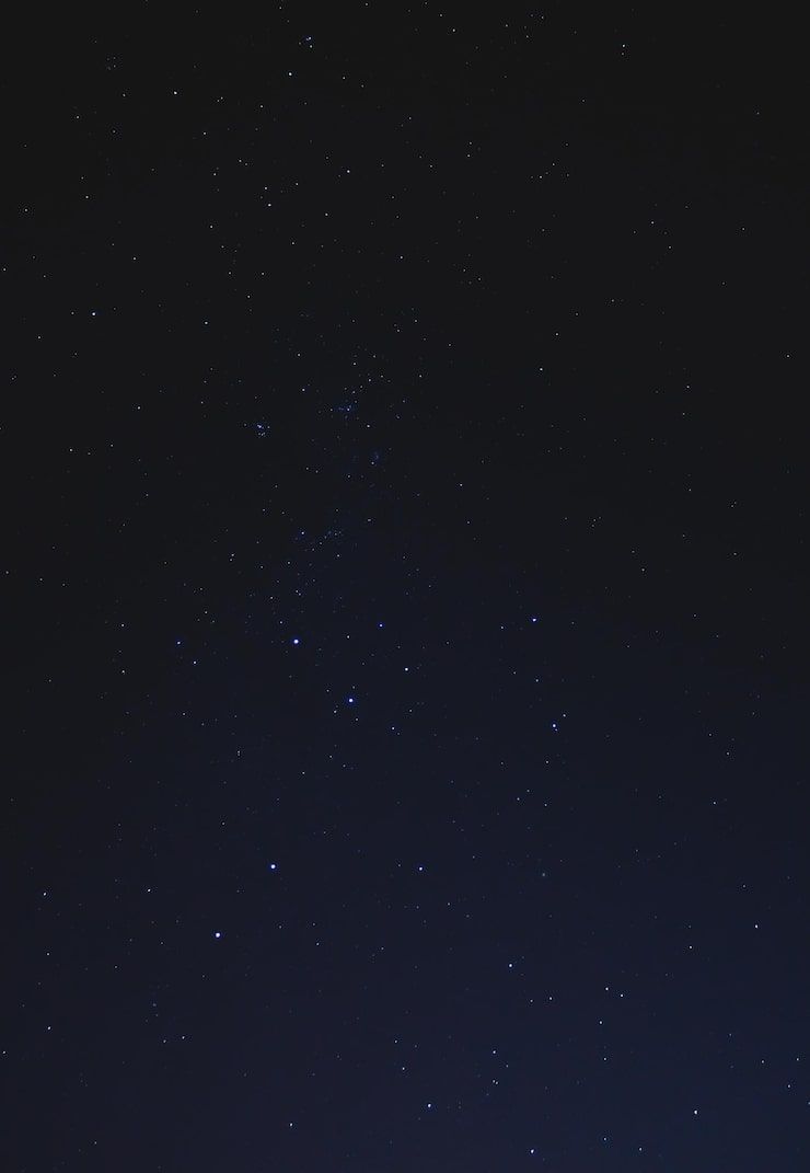 740x1071 Black Sky With Stars Image