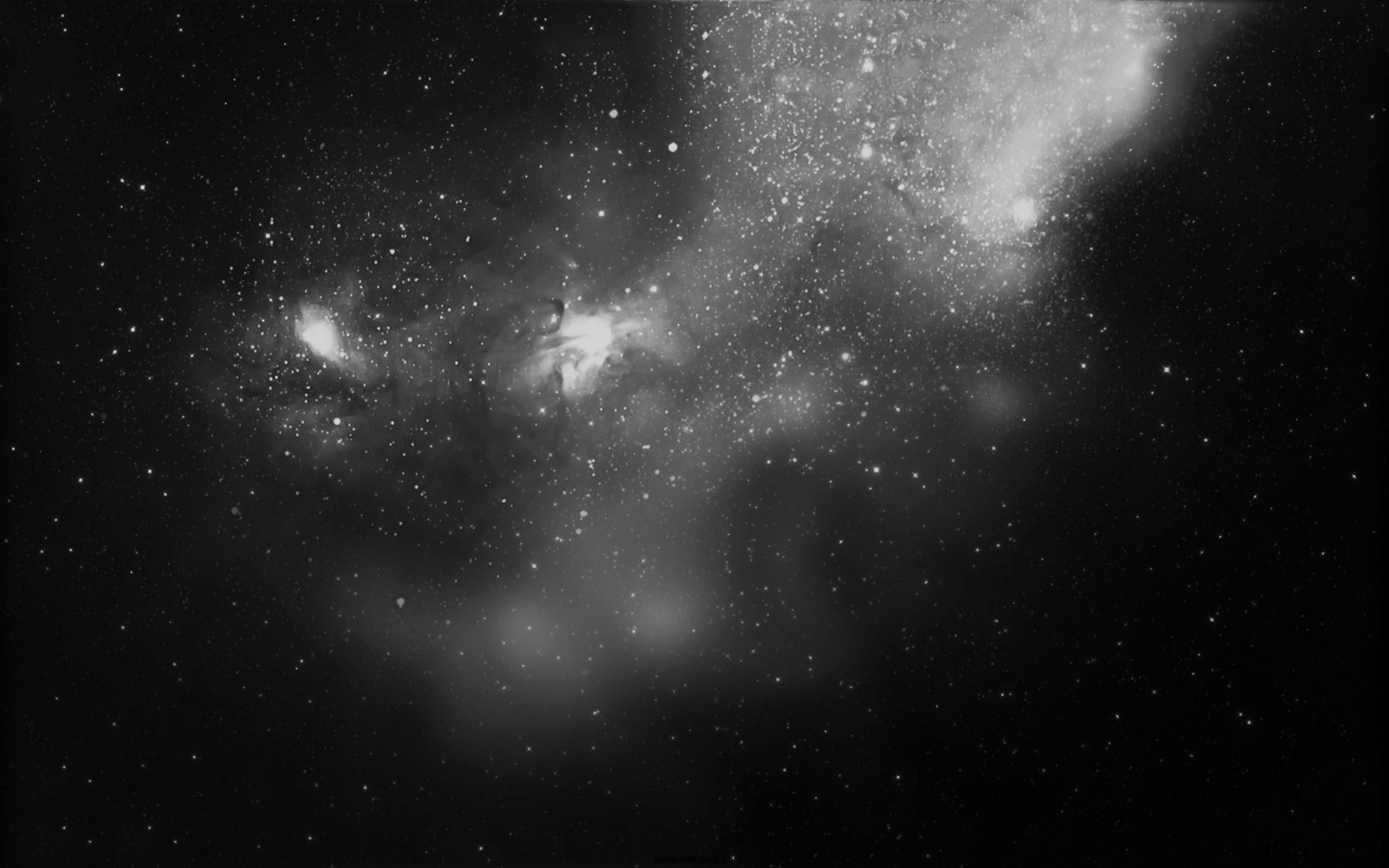 3300x2062 Black And White Space Stars