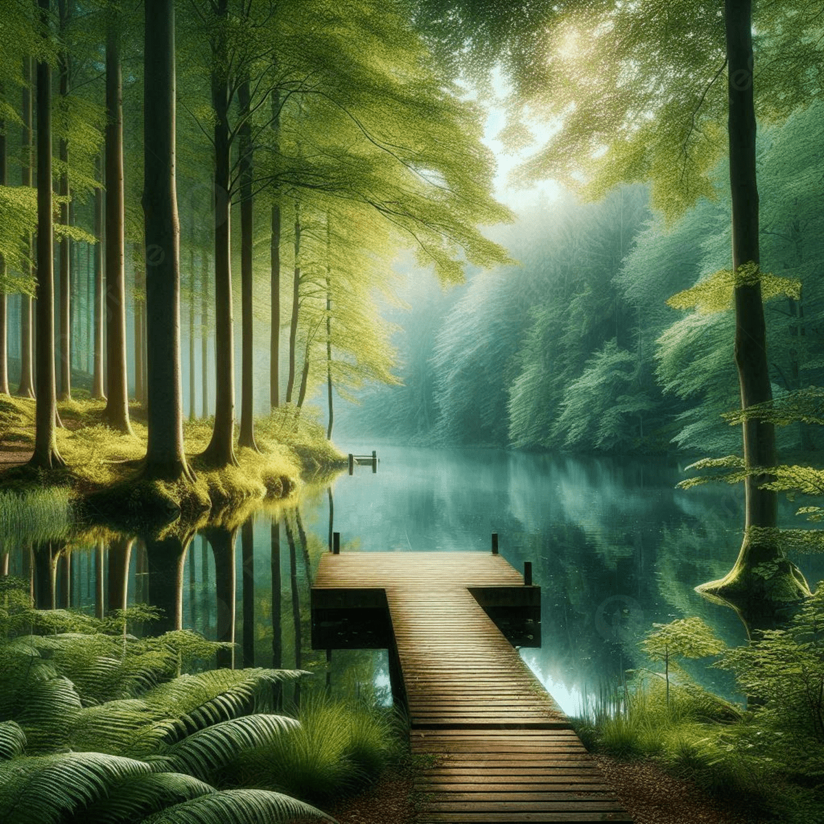 1200x1200 A Beautiful Landscape Nature Wallpaper Style 3D Realistic Image Ai Generated, A Beautiful Landscape Nature Wallpaper