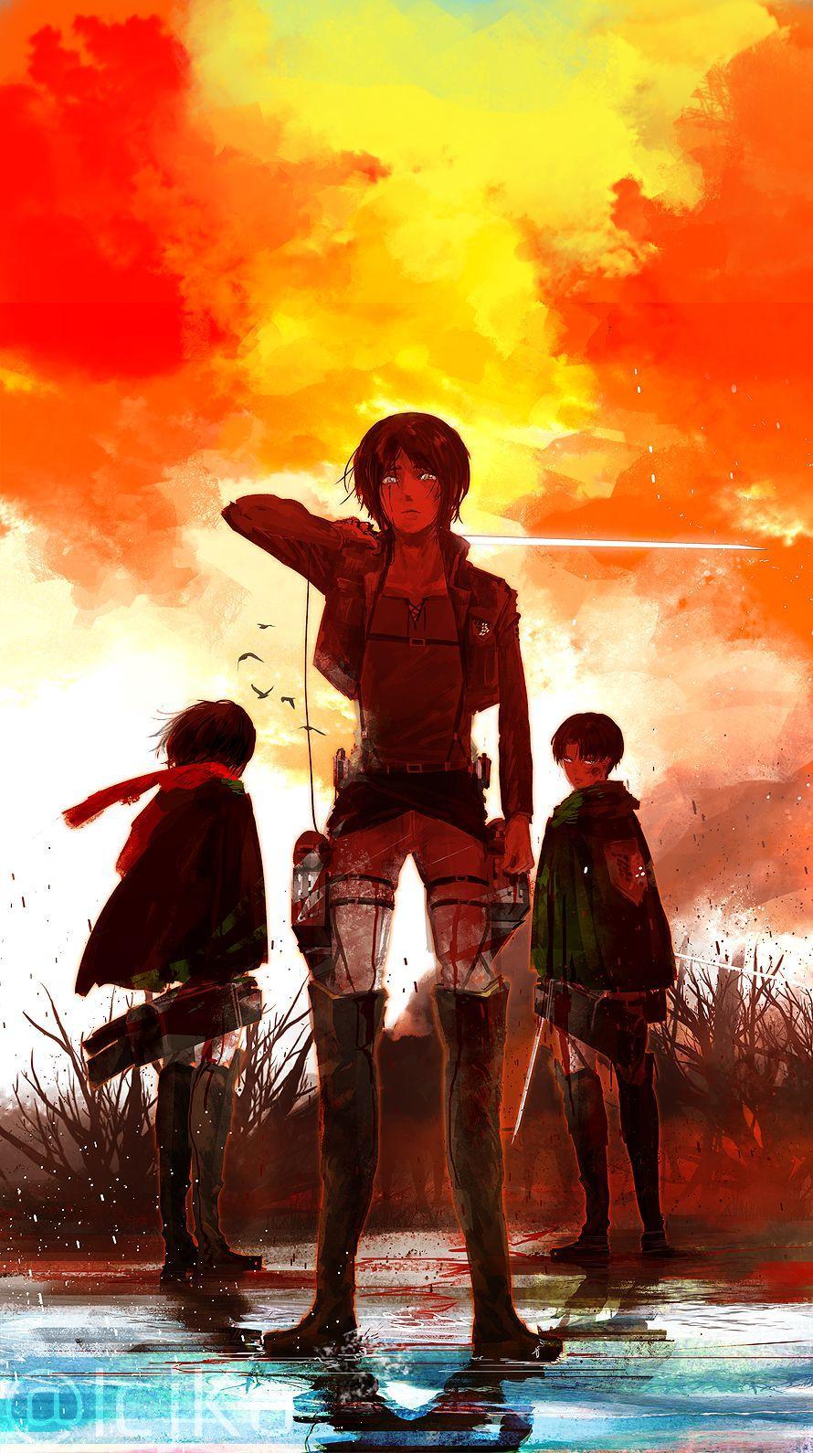 890x1590 Download Wallpaper Attack on Titan HD Untuk Android/iPhone