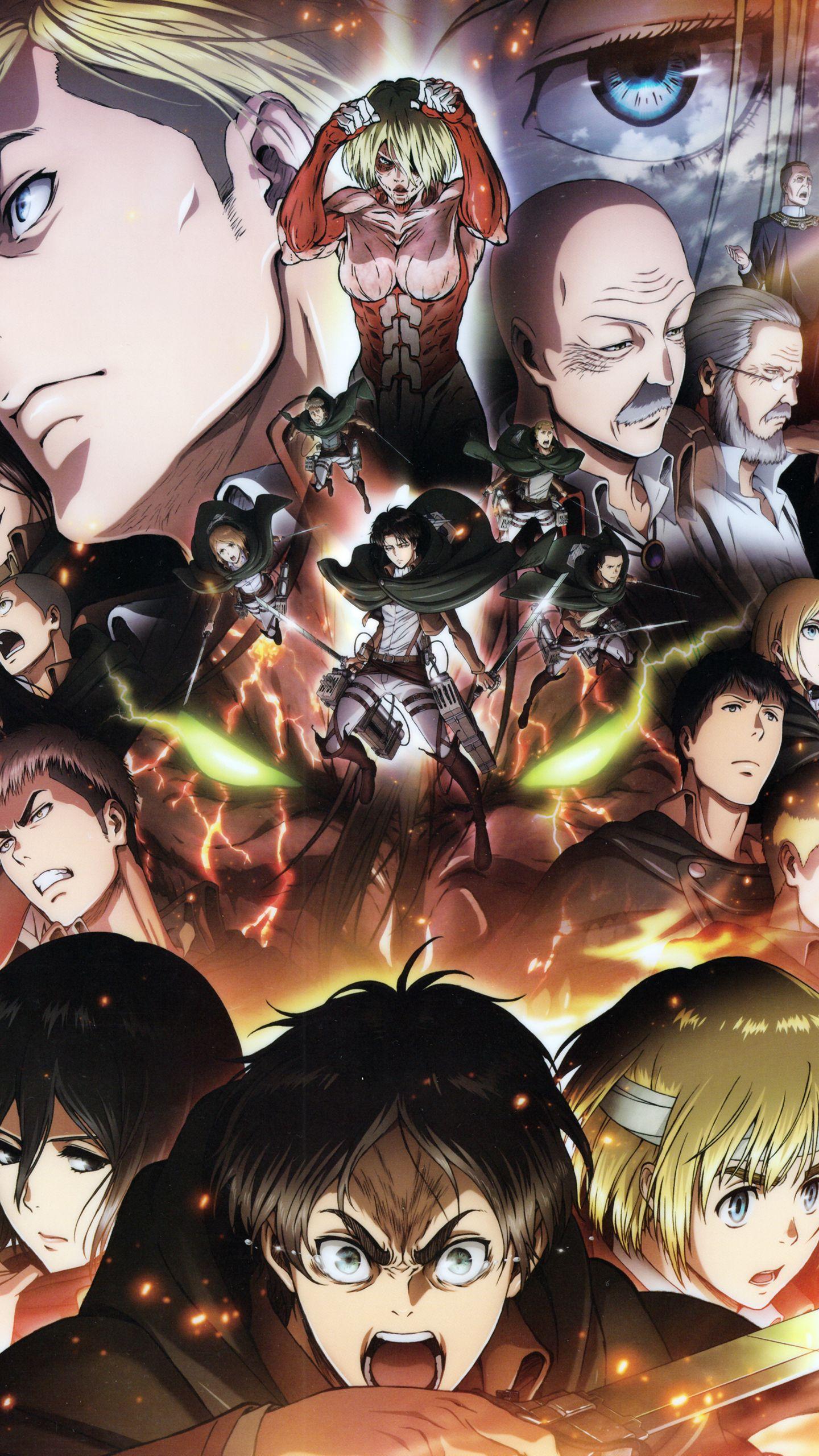 1440x2560 Download Wallpaper Attack on Titan HD Untuk Android/iPhone