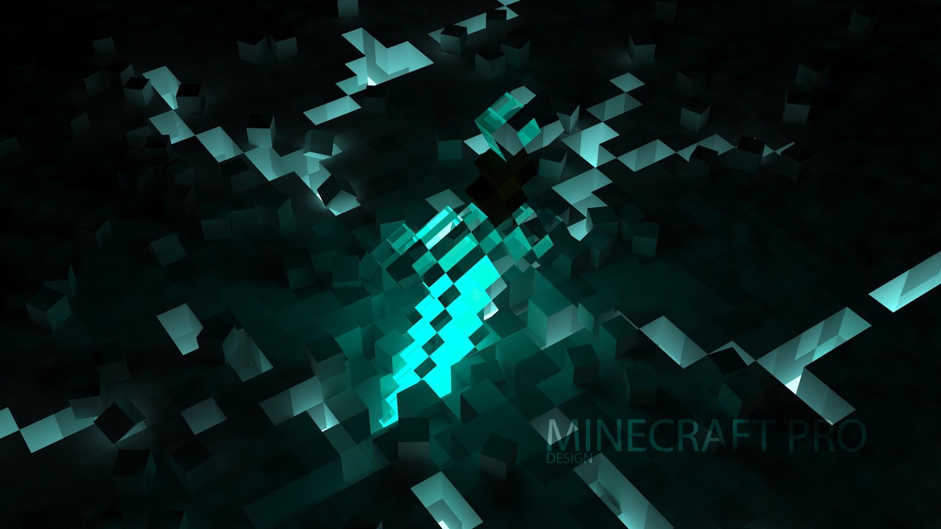 1920x1080 Minecraft Herobrine Pickaxe Wallpaper