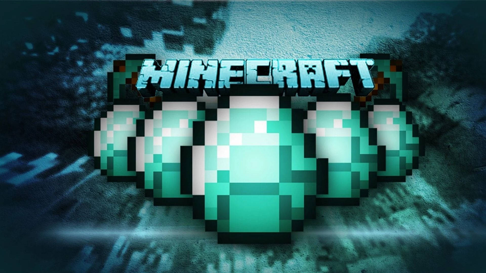 1920x1080 Minecraft Diamond Background