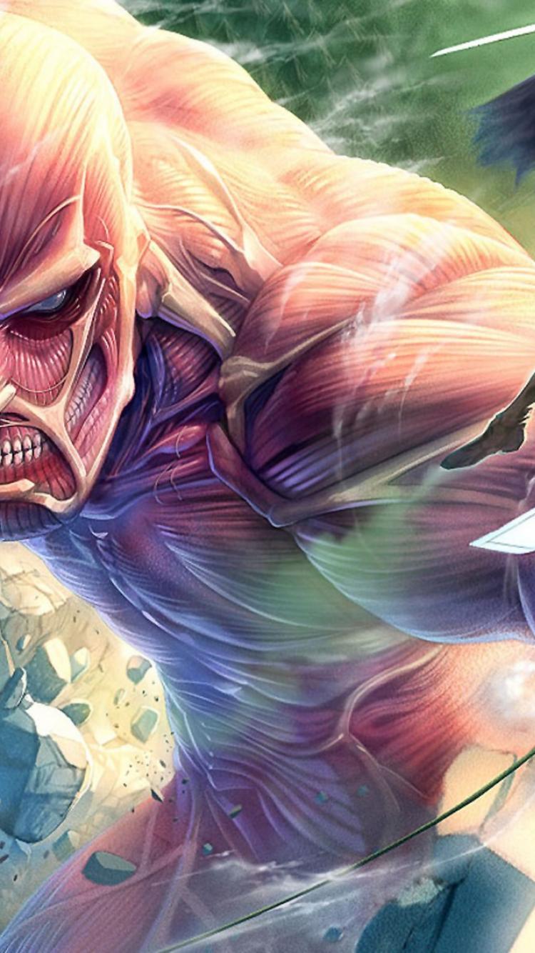 750x1334 Download Wallpaper Attack on Titan HD Untuk Android/iPhone