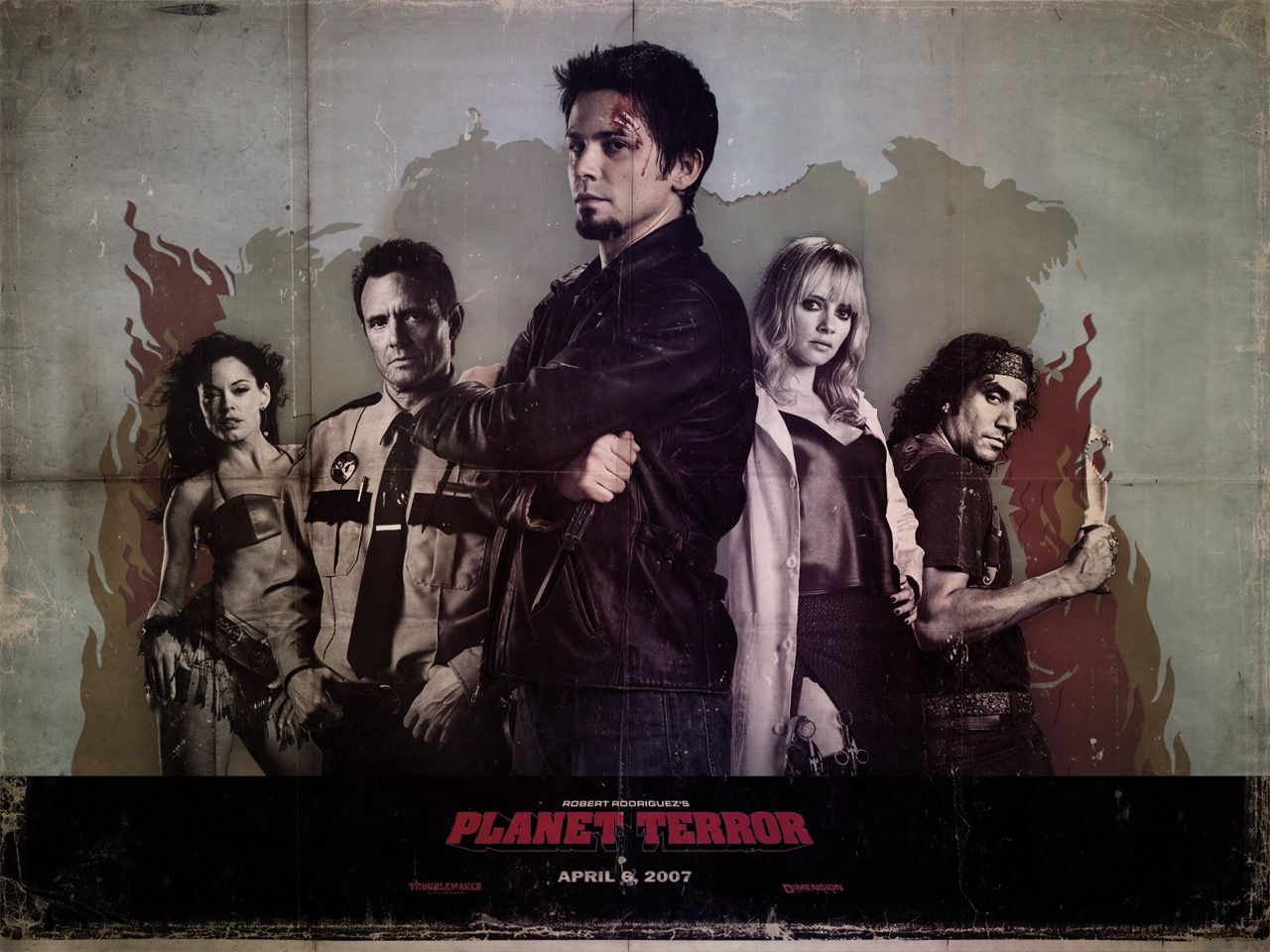 1280x960 Freddy Rodriguez Wray (Planet Terror) In Grindhouse (2007) Wallpaper Wallpaper 21312
