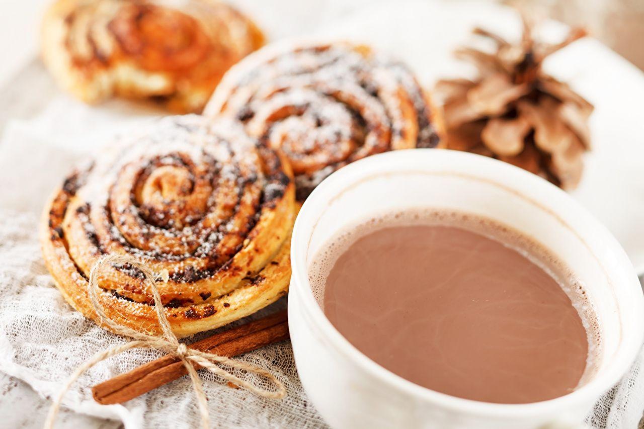 1280x853 image Coffee Cinnamon Cup Food Pastry Closeup drink