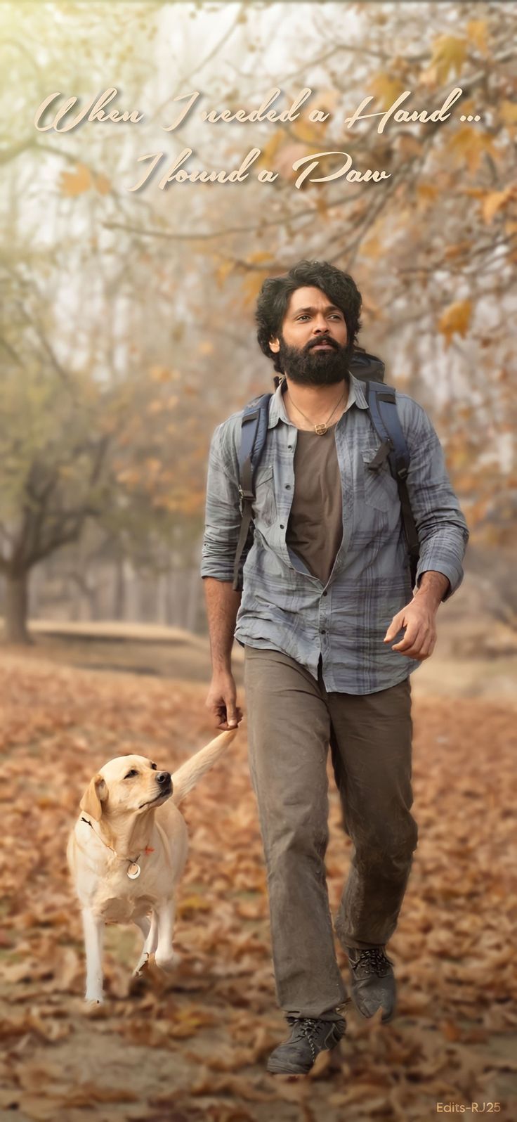 736x1596 Charlie 777 wallpaper Rakshit shetty wallpaper
