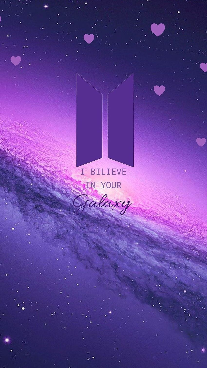 850x1512 Bts logo purple HD wallpaper