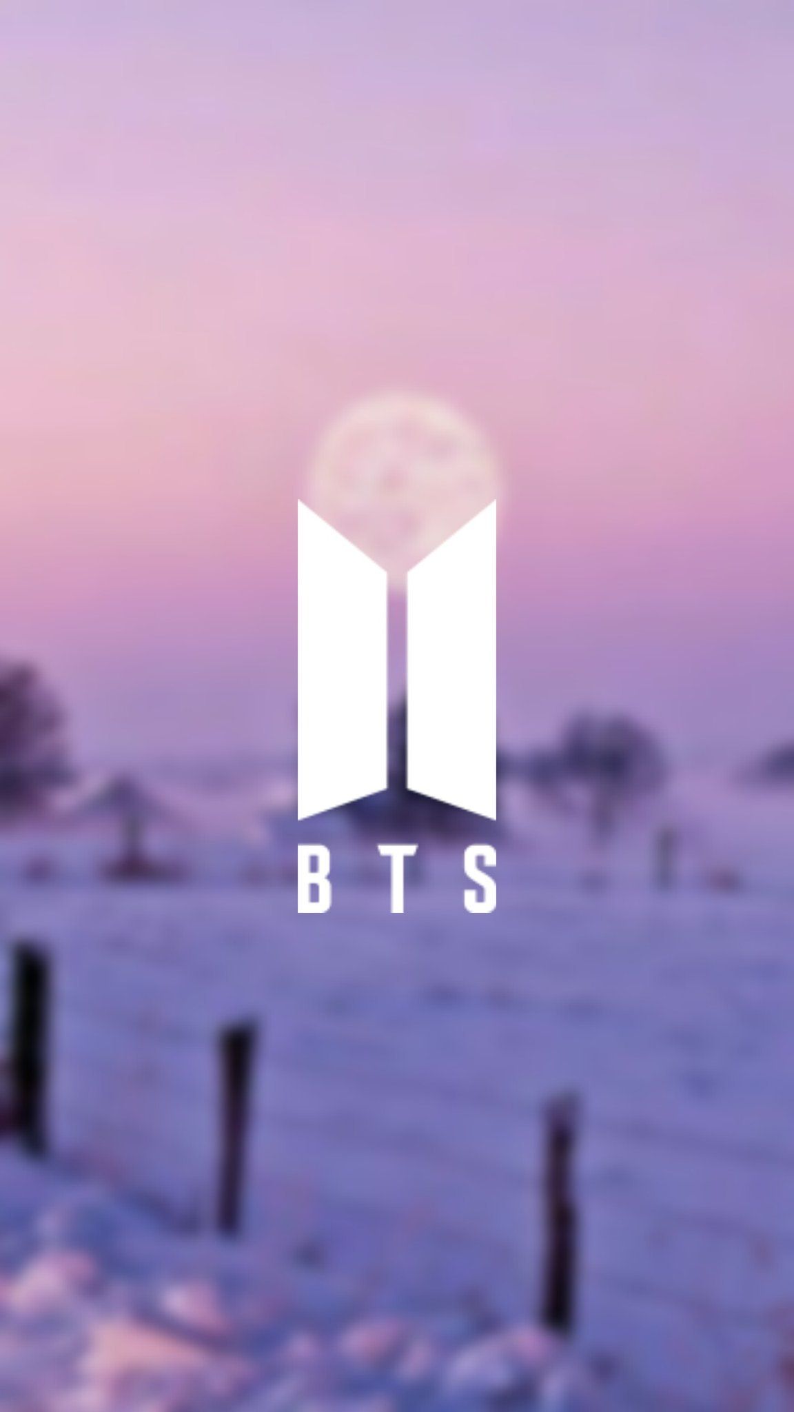 1152x2048 BTS_twt wallpaper on X: [WALLPAPER] BTS NEW LOGO: Blue and Purple aesthetics / X