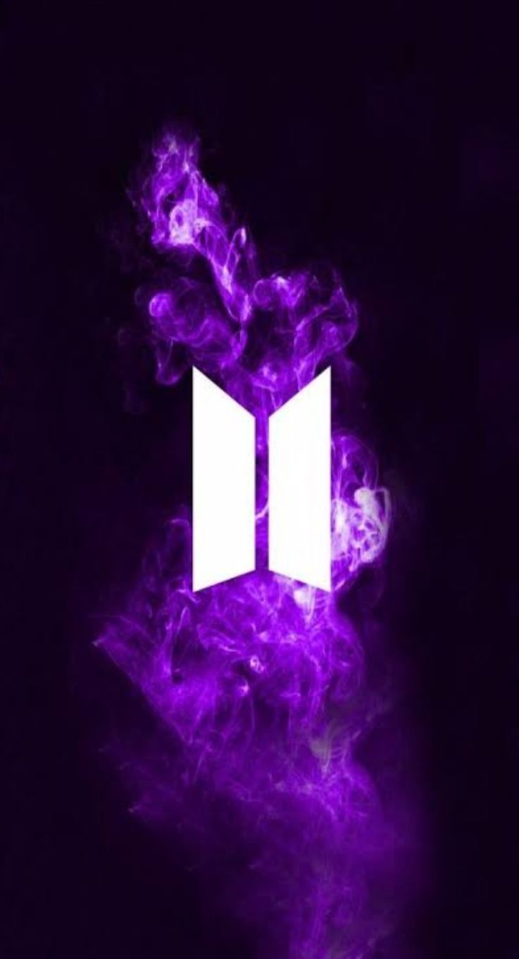 736x1360 BTS Logo Wallpaper