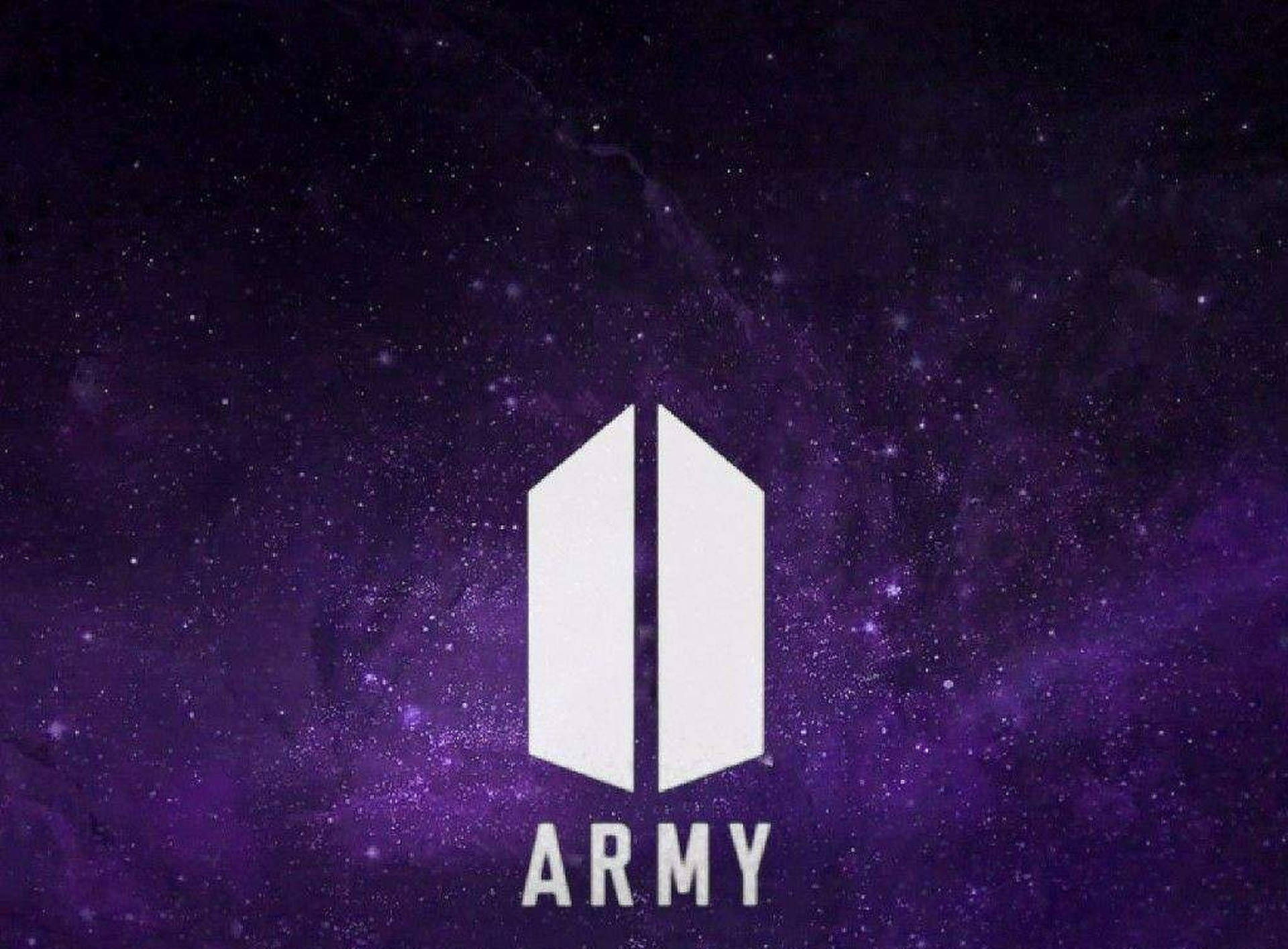 1920x1414 Download BTS Army Logo Purple Space Wallpaper