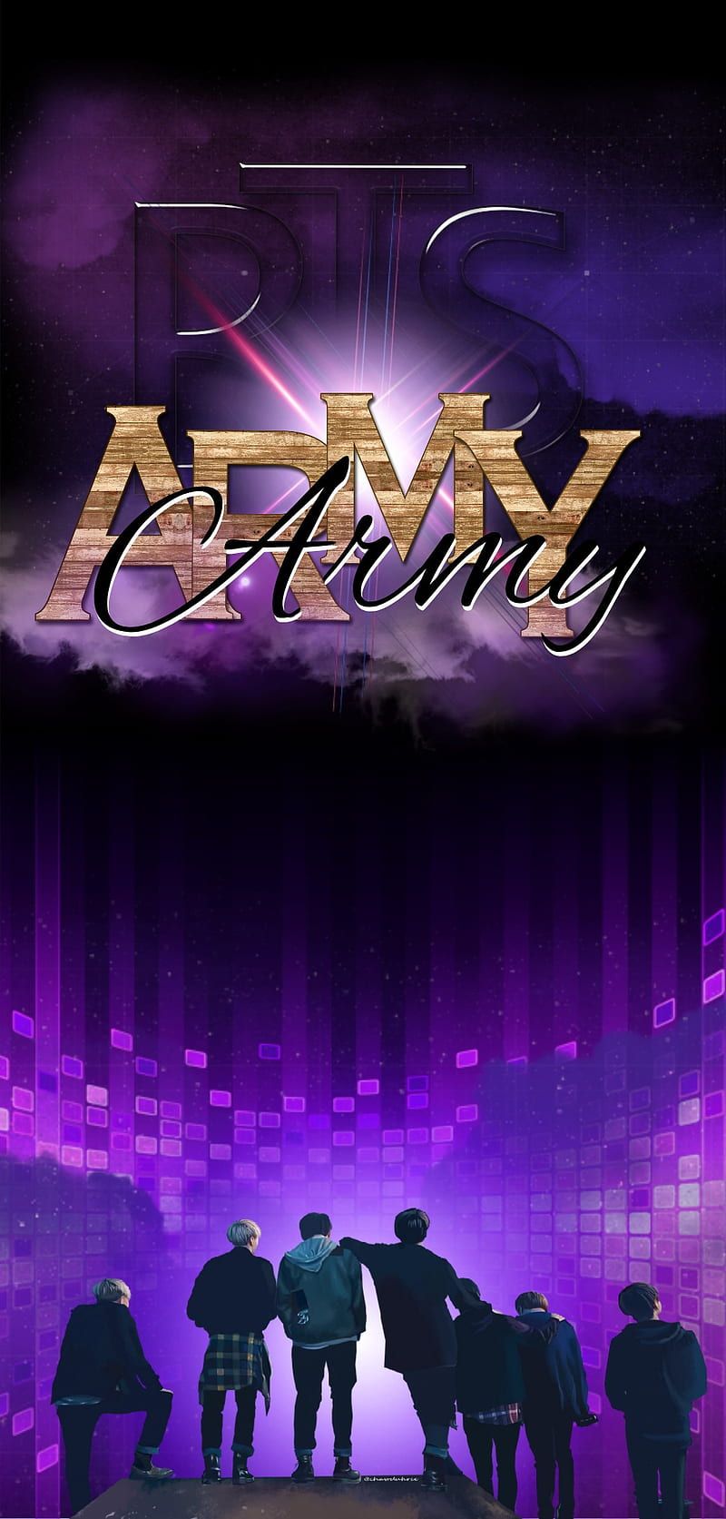 800x1673 BTS Army, Purple You, HD phone wallpaper