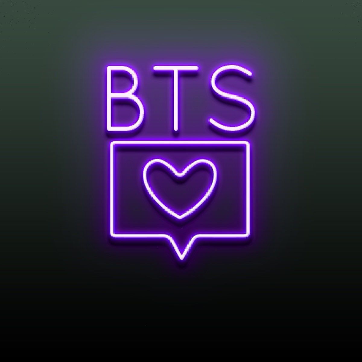 1200x1200 Neon Sign Led BTS Message LED Neon Light Sign Wall Decor, room and Living Rooms Decor, wall Decor Neon Light, Birthday Gifts, Kpop Sign