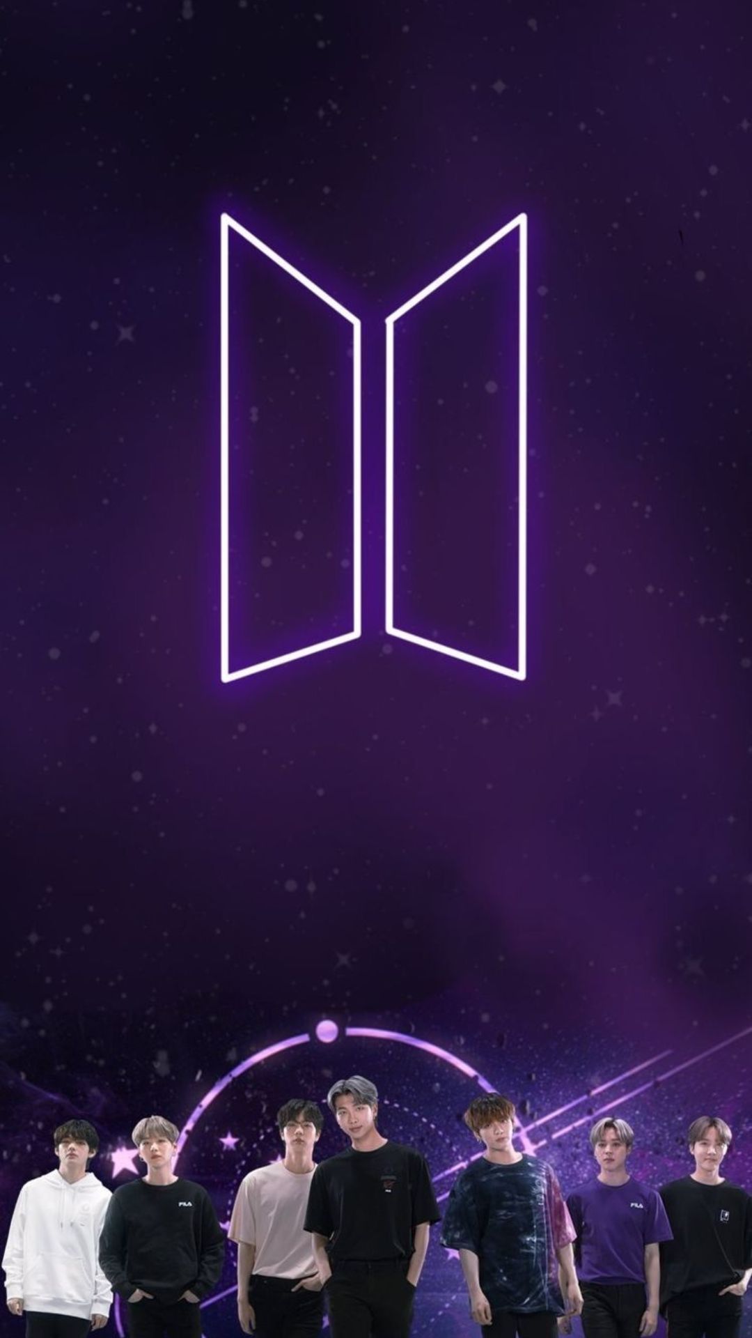1080x1920 BTS Logo Wallpaper BTS Logo Background Download