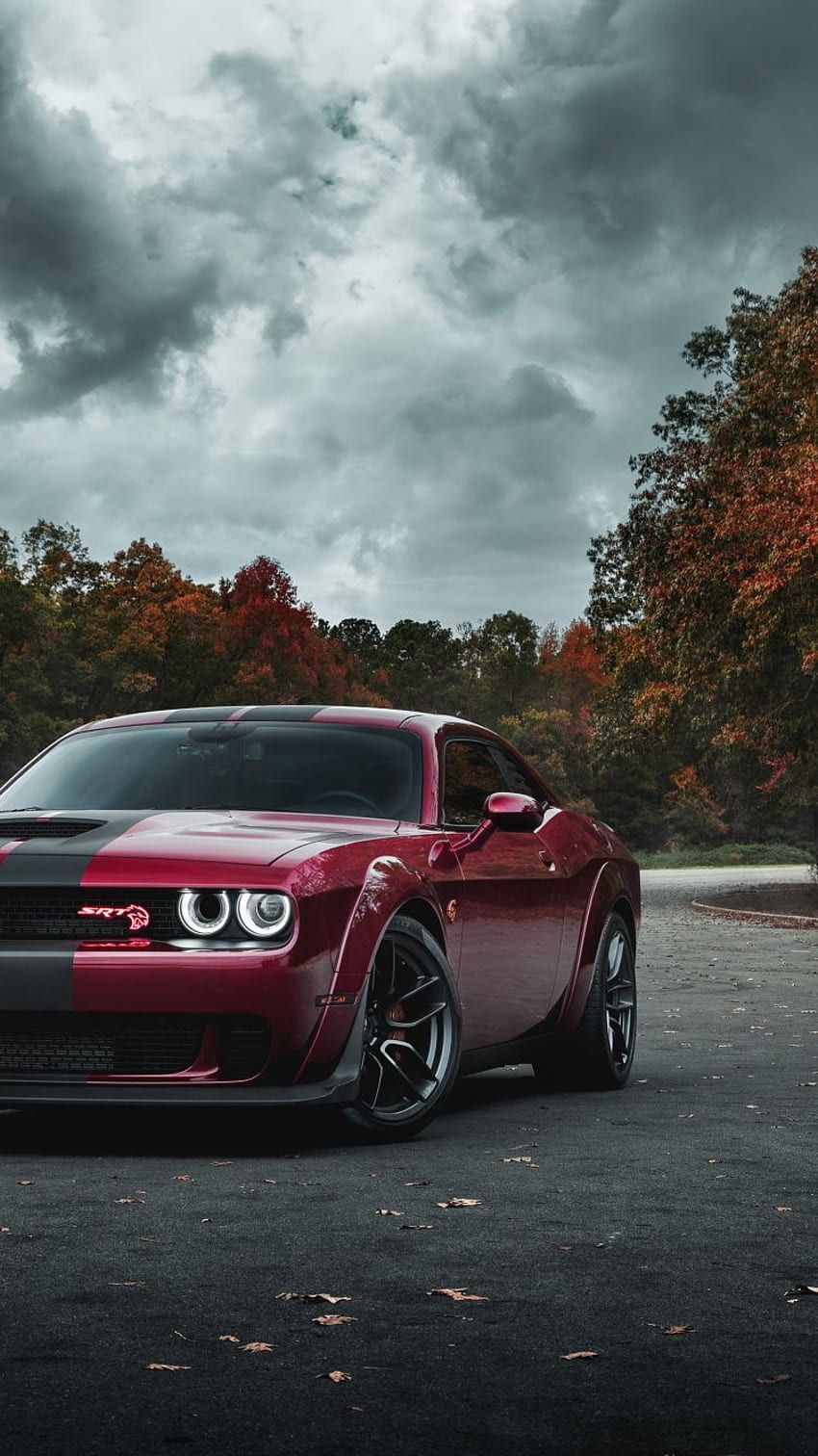 850x1512 Dodge Challenger Hellcat iPhone -, Dodge Demon HD phone wallpaper