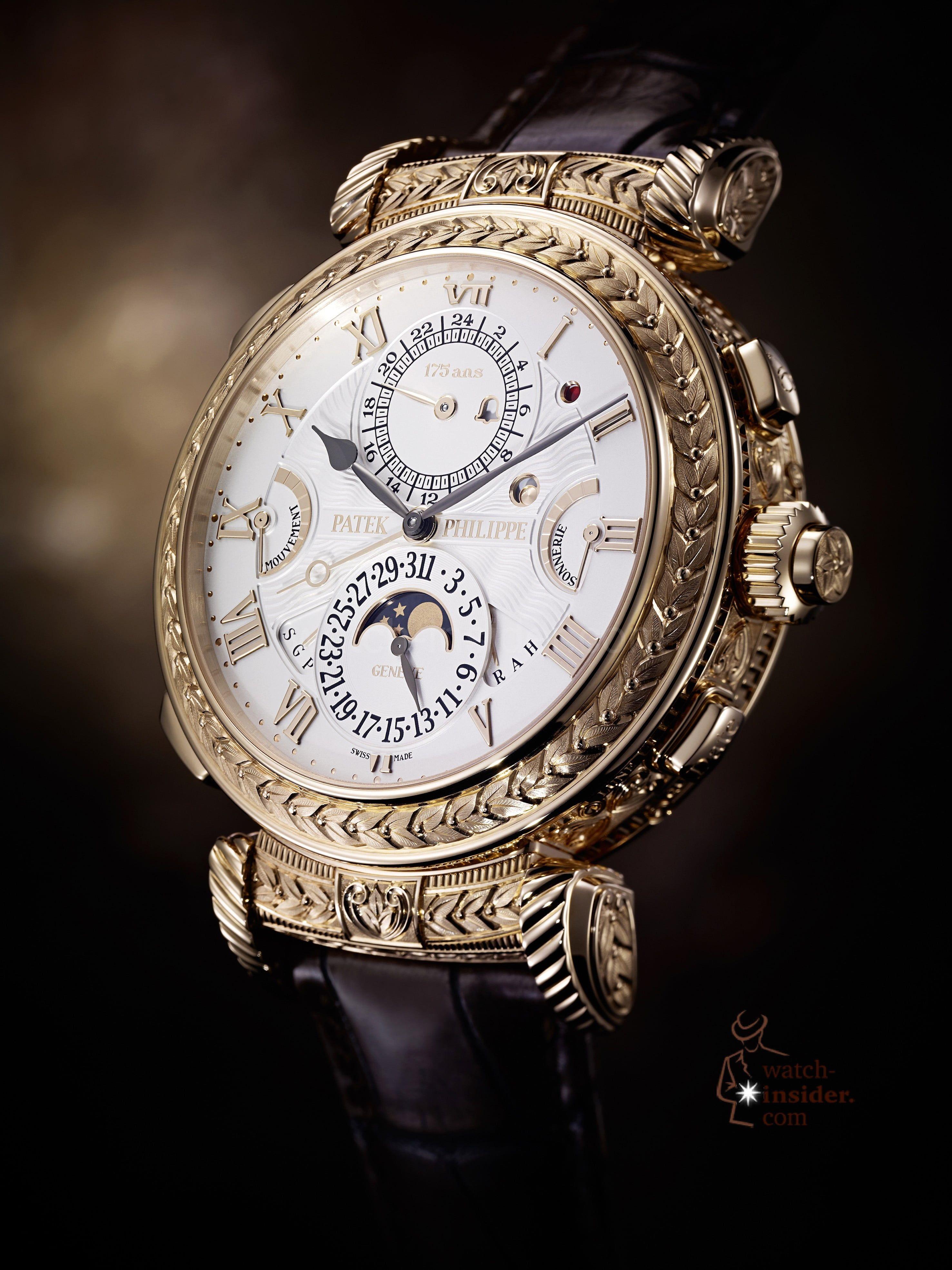 2953x3937 Round Gold Colored Chronograph Watch With Brown Leather Band