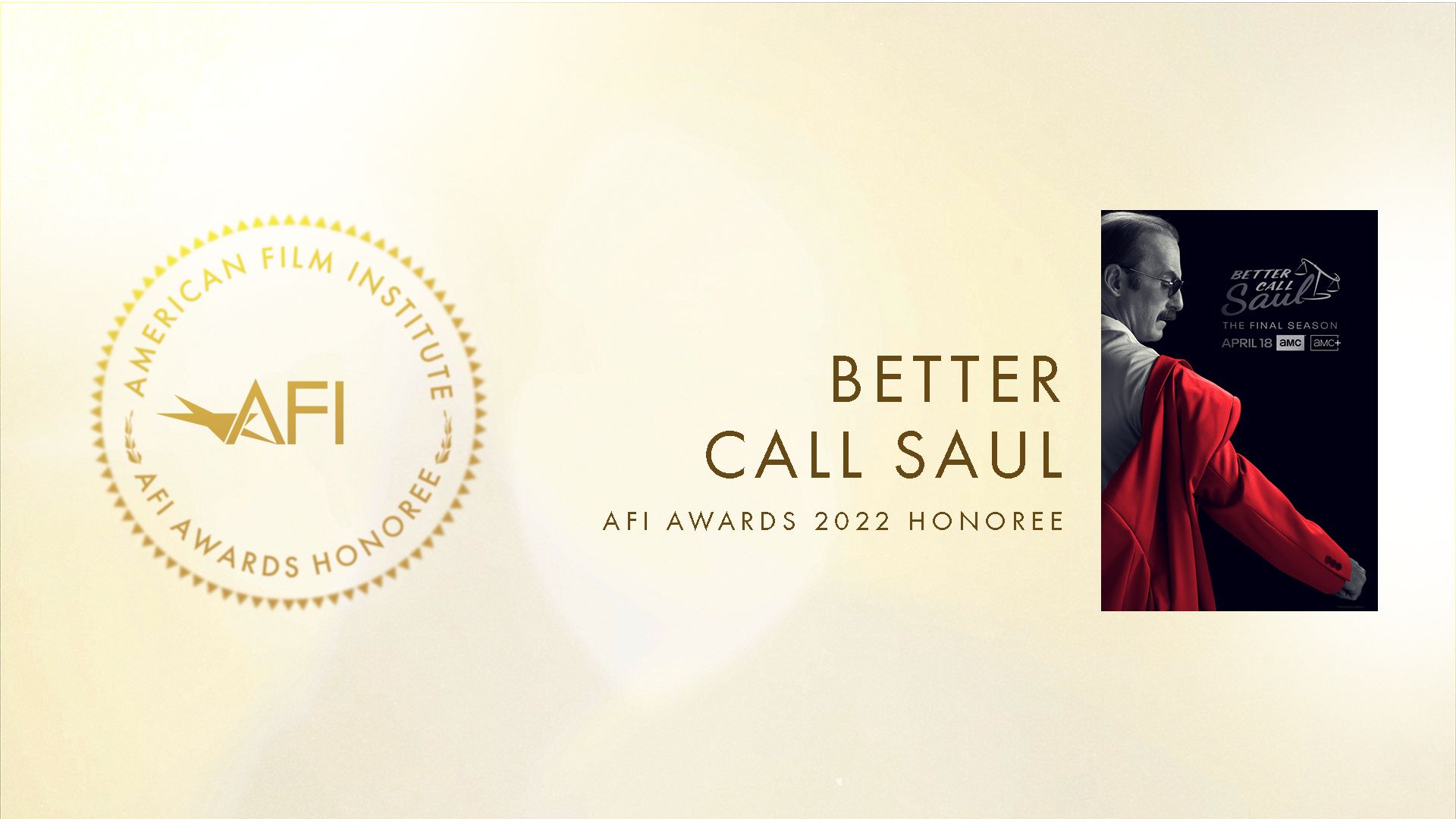 1920x1080 AFI on X: Congratulations to #AFIAWARDS 2022 honoree one of the most outstanding television programs of the year. / X