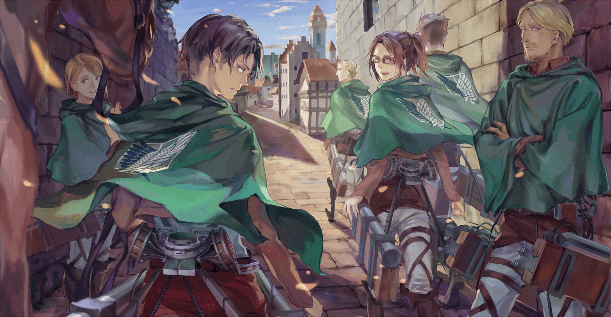 2082x1080 Attack on Titan: Scout Regiment HD Wallpaper