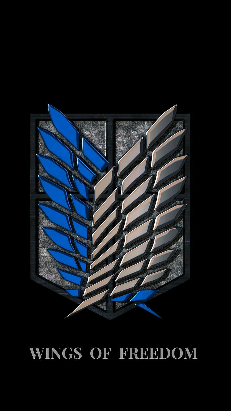 800x1422 Wings of dom, attack on titan, survey corps, lockscreen, HD phone wallpaper