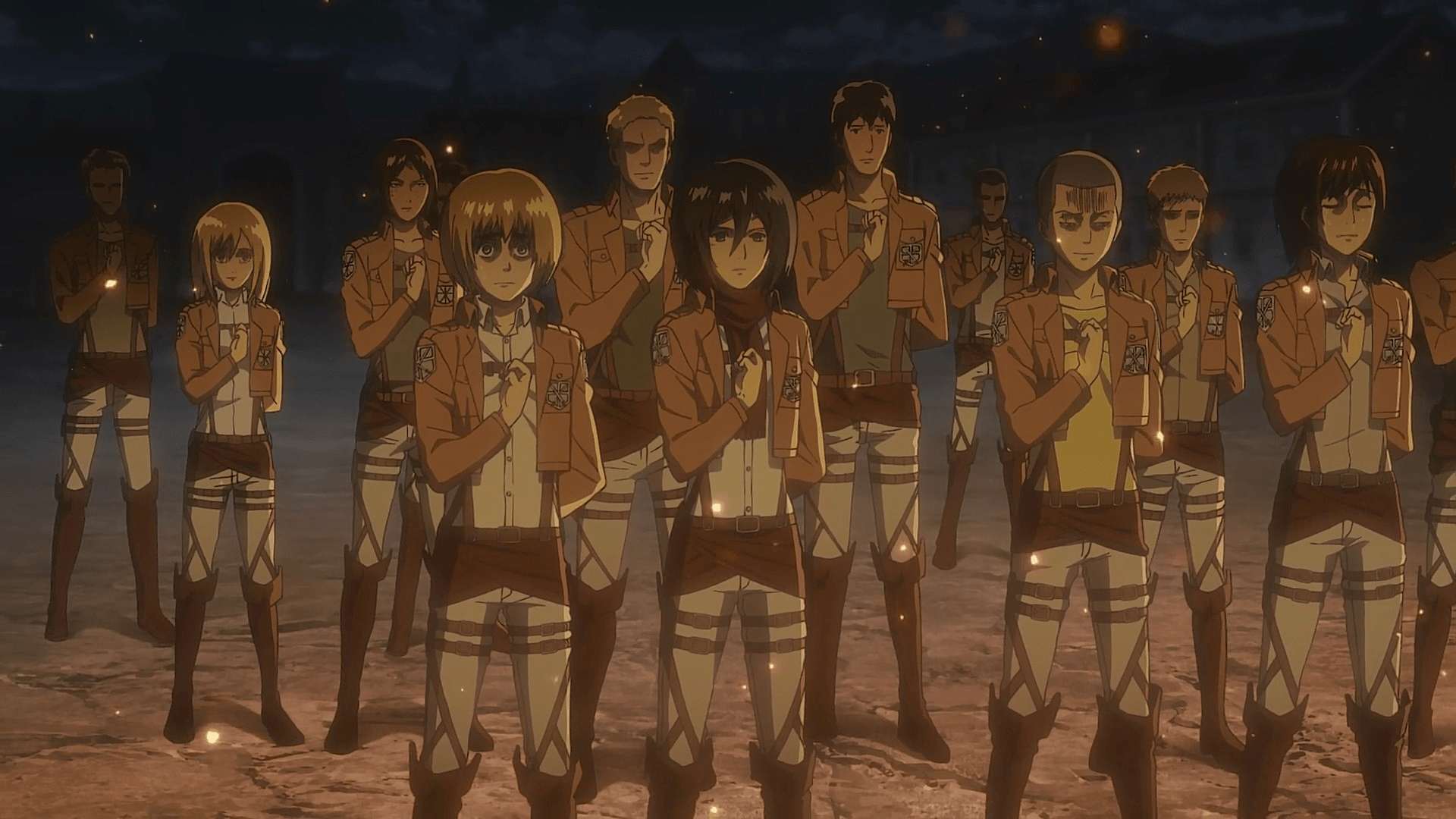 1920x1080 AoT Scouts pledging their hearts