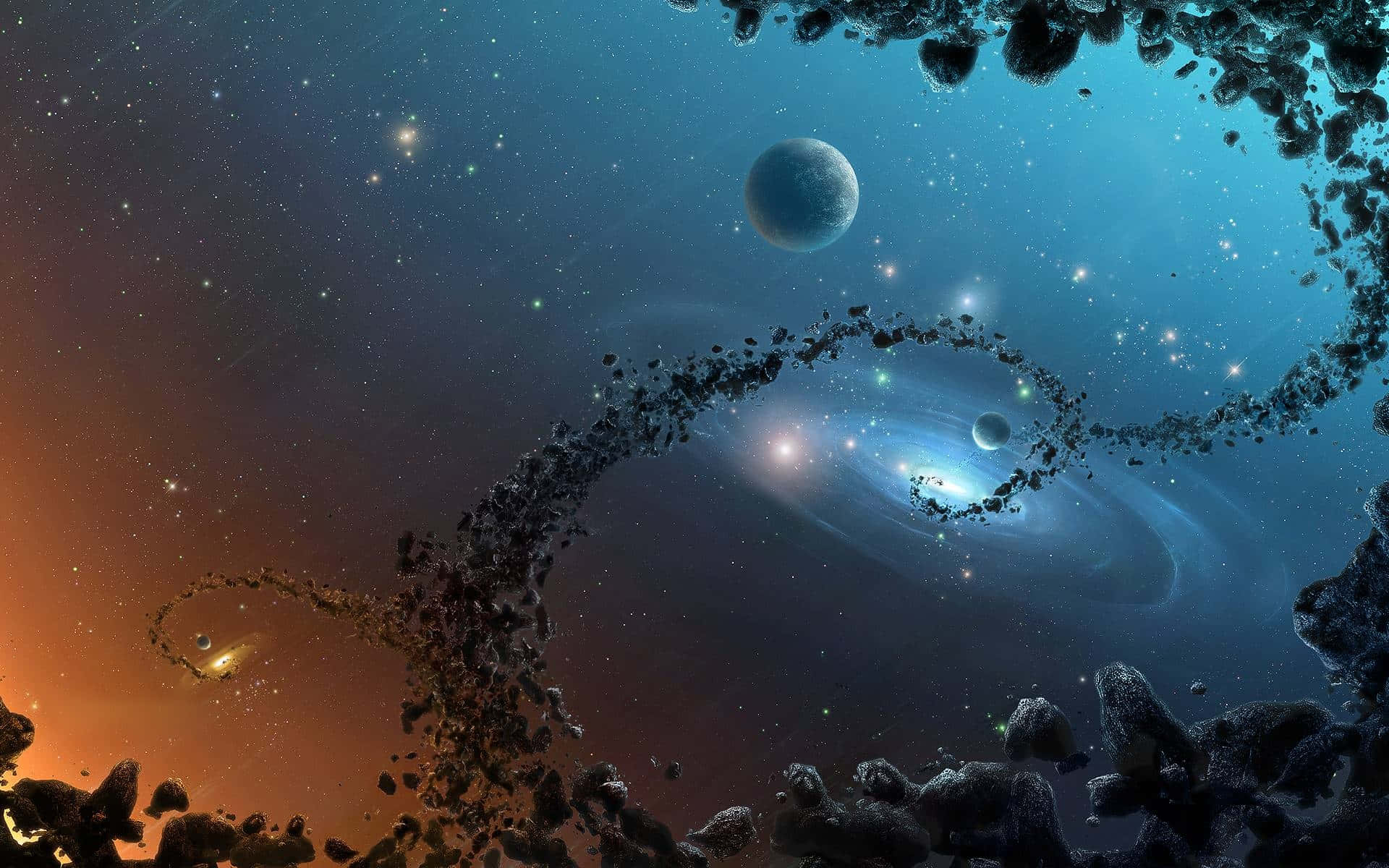 1920x1200 Download “Continuum of Stars and Celestial Beauty.”
