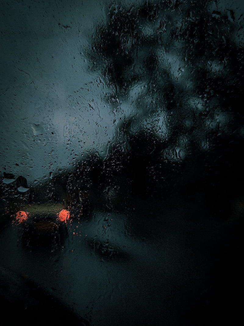 800x1069 Monsoon, ambient, black, blue, dark, droplets, heaven, rain, sky, water, HD phone wallpaper