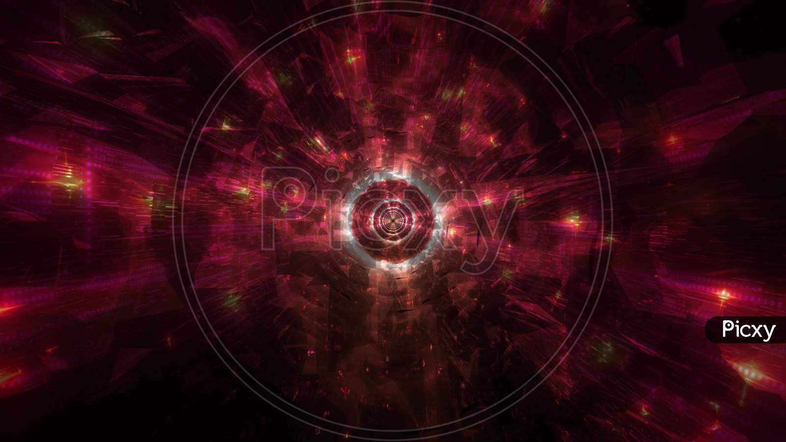 1600x900 Image Of Ambient Cool Dark Tech Hole Tunnel 3D Illustration Background Wallpaper Design Artwork UV103510 Picxy