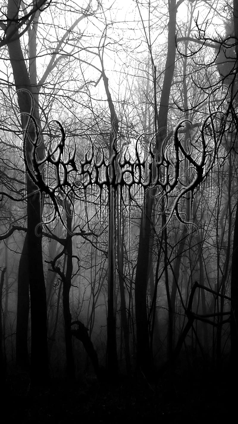 800x1422 Desolation ambient, black, dark, depressive, drone, forest, logo, metal, HD phone wallpaper