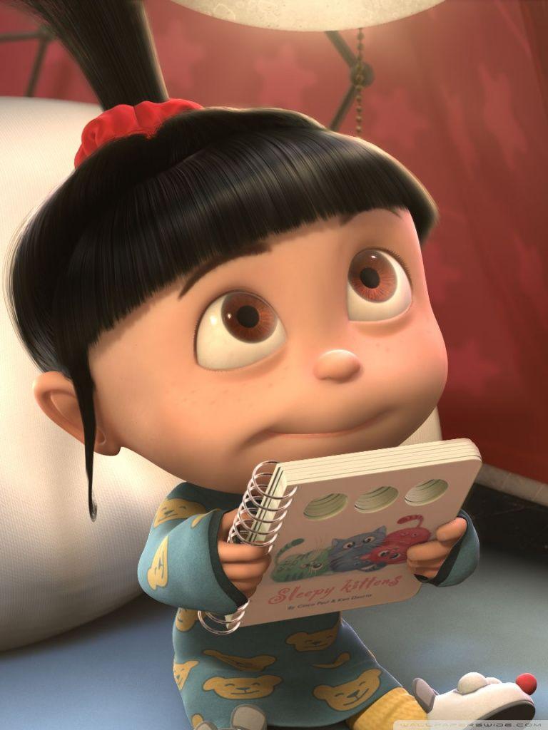768x1024 Despicable Me 2 Agnes Ultra HD Desktop Background Wallpaper for 4K